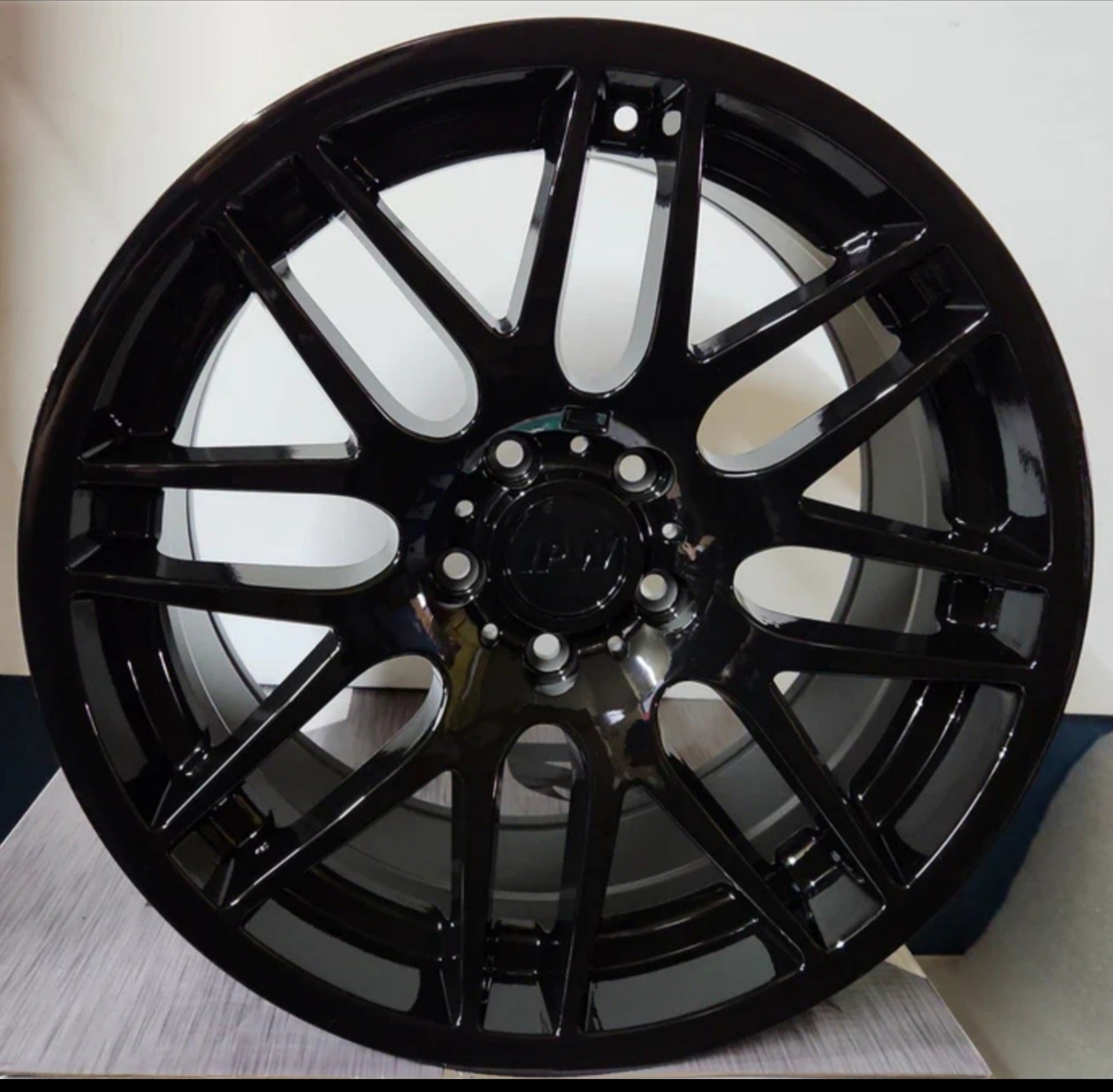 W703 19x8.5 5x120 GLOSS BLACK - Gun Hill Tire House (WTW - WHOLESALE TIRES & WHEELS)