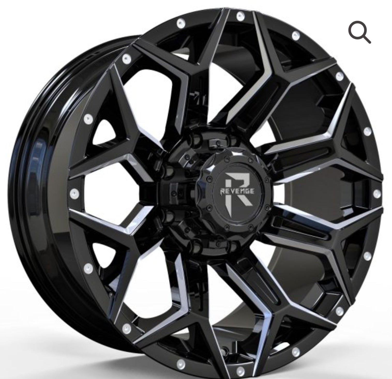REVENGE RV - 202 20X10 5x150 - 5x139.7 BLACK AND MILLED - Gun Hill Tire House (WTW - WHOLESALE TIRES & WHEELS)