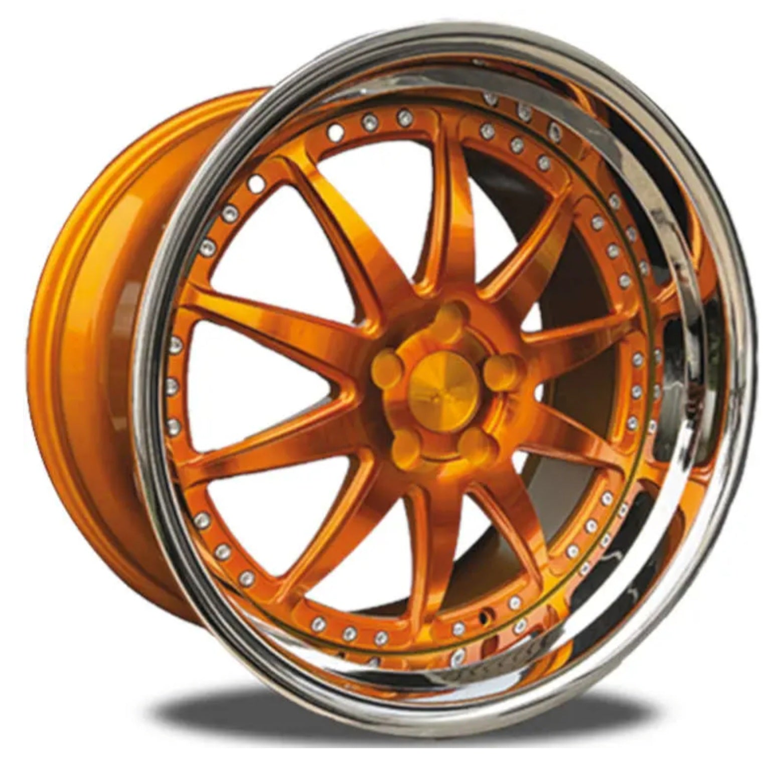 RENNEN CSL1 20x8.5 BLANKMM (5x112 - 5x120) TINTED GOLD CHROME SSL - Gun Hill Tire House (WTW - WHOLESALE TIRES & WHEELS)