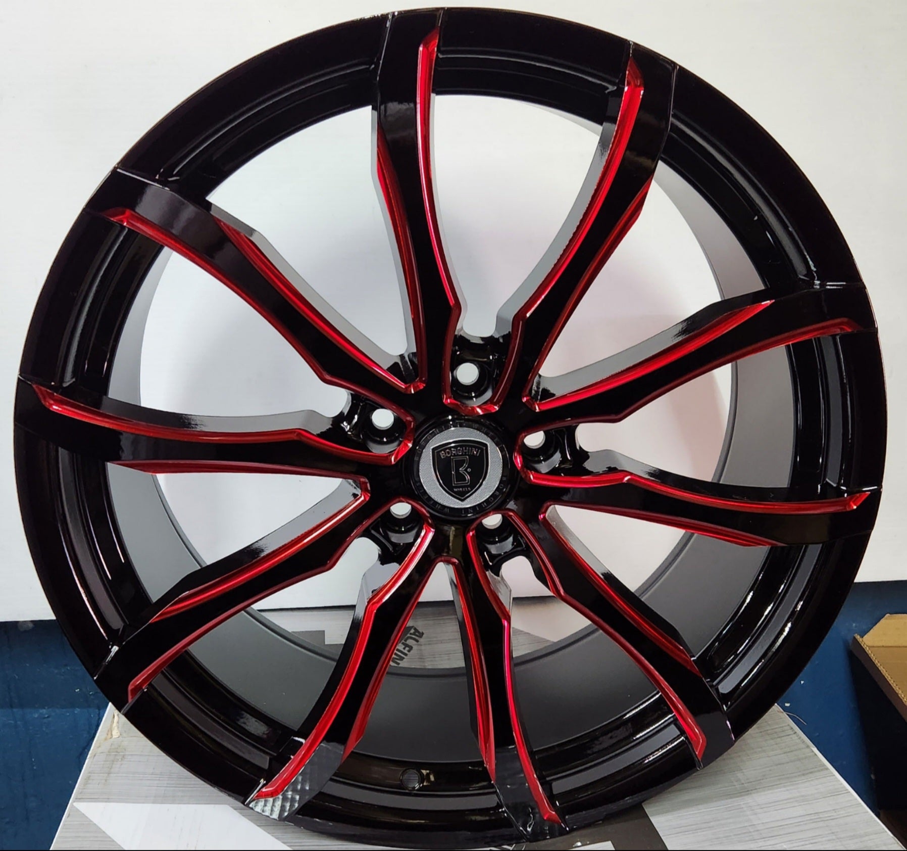 BORGHINI B32 18X8 5X4.5 B+MW+TR3 - Gun Hill Tire House (WTW - WHOLESALE TIRES & WHEELS)