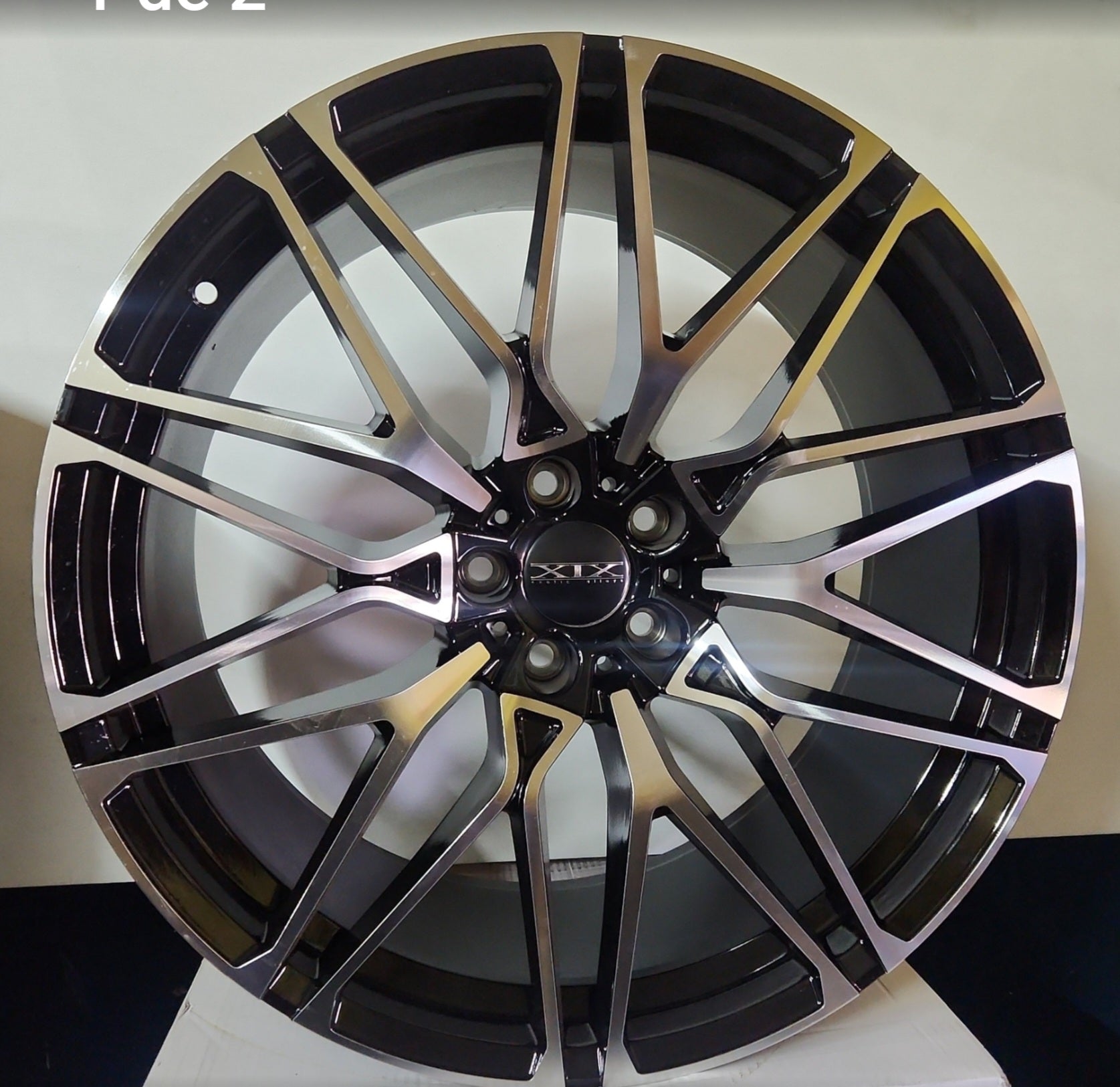 STYLE RB102 22X10.5 5X120 BLACK POLISHED - Gun Hill Tire House (WTW - WHOLESALE TIRES & WHEELS)