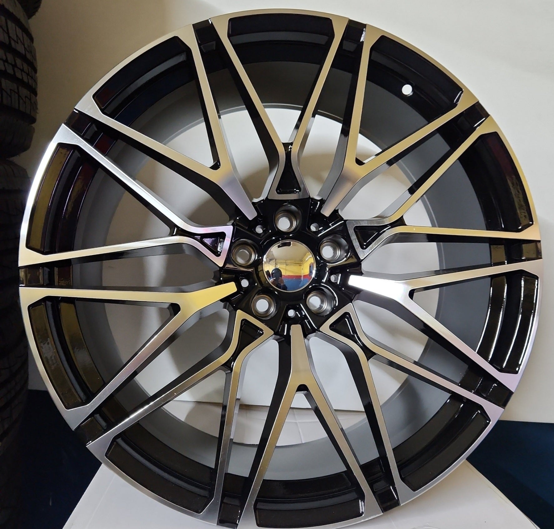 W741 WHEELS 7100 20X11.5 5X112 BLACK MACHINED FACE - Gun Hill Tire House (WTW - WHOLESALE TIRES & WHEELS)