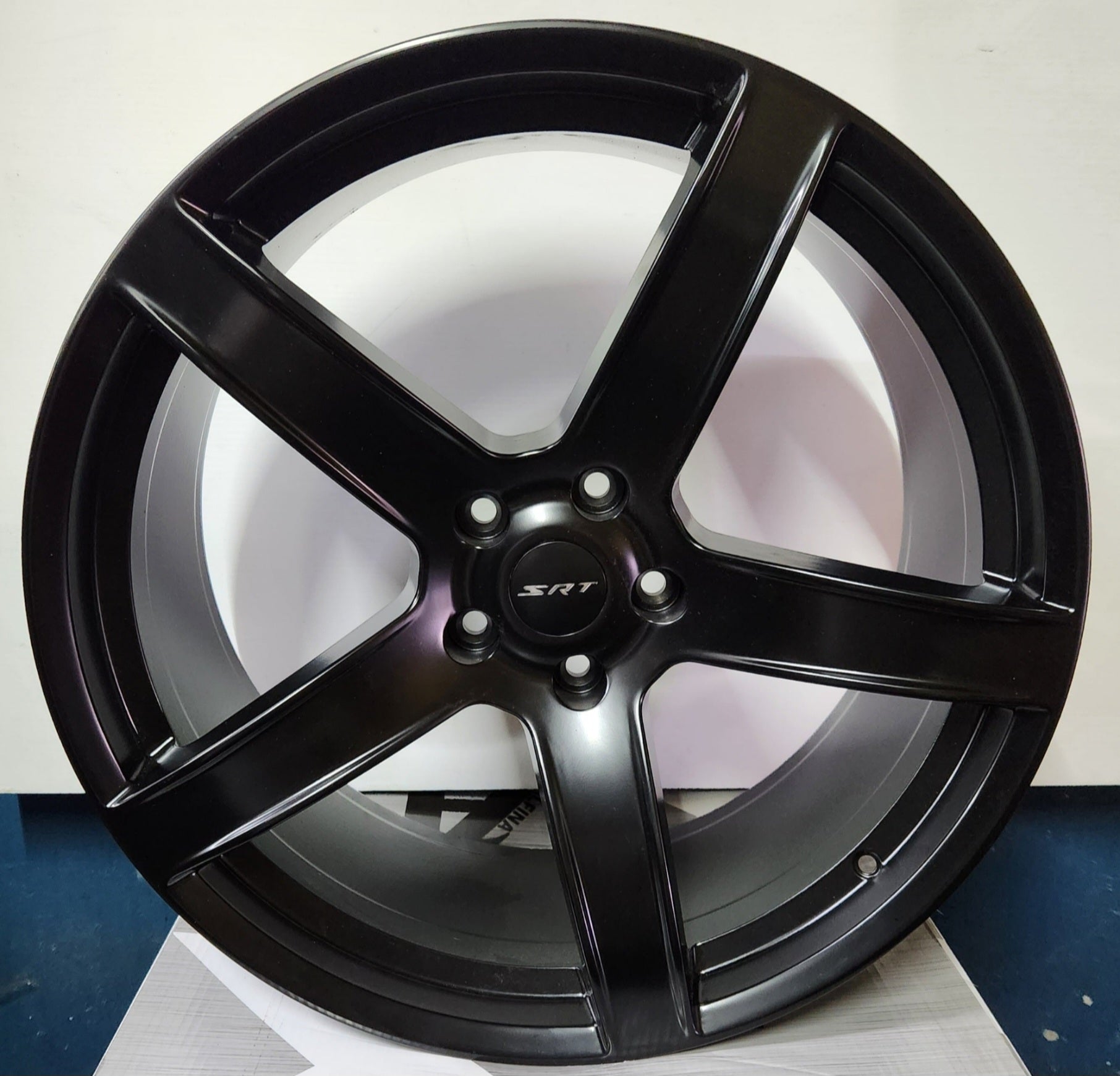 V1185 22X10 5X127 SATIN BLACK - Gun Hill Tire House (WTW - WHOLESALE TIRES & WHEELS)