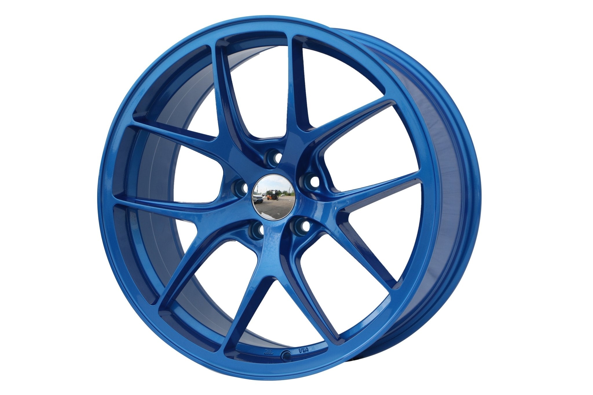 W005 1139 Blue 19x8.5 ET35 5x114.3 CB73.1 - Gun Hill Tire House (WTW - WHOLESALE TIRES & WHEELS)