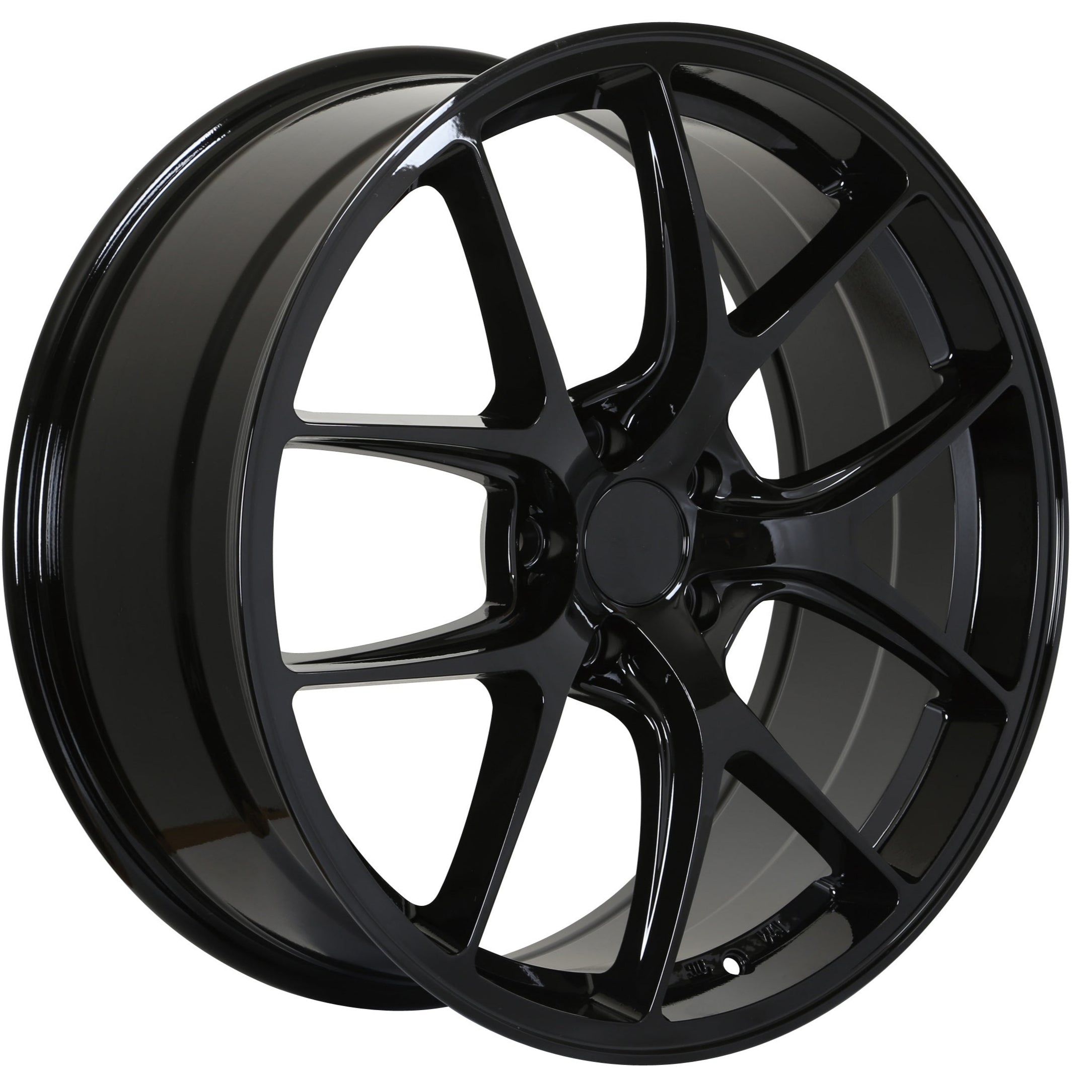 W005 1139 Gloss Black 20x8.5 ET35 5x120 CB72.56 - Gun Hill Tire House (WTW - WHOLESALE TIRES & WHEELS)