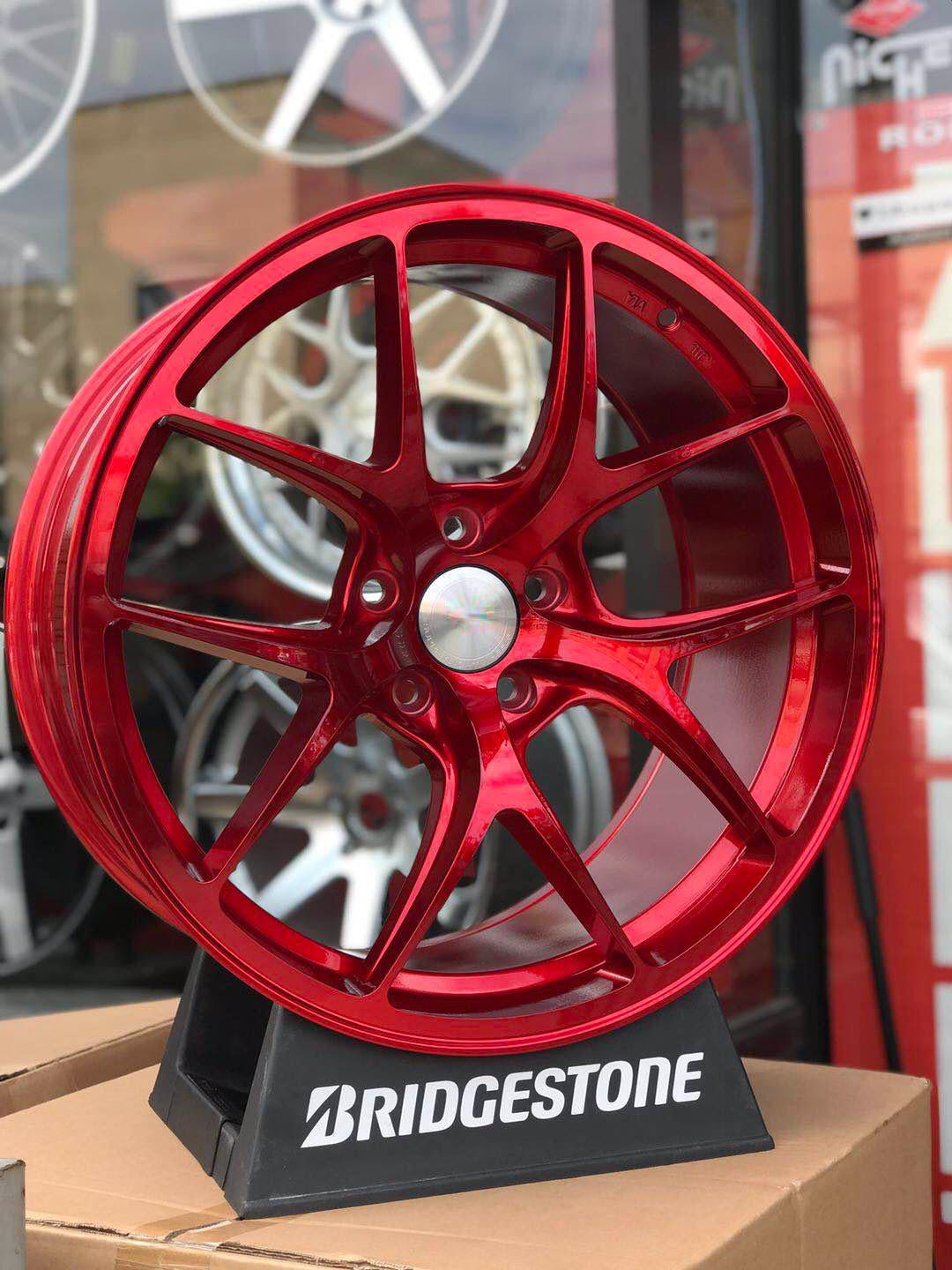 W005 1139 Red 20x9.5 ET35 5x114.3 CB73.1 - Gun Hill Tire House (WTW - WHOLESALE TIRES & WHEELS)