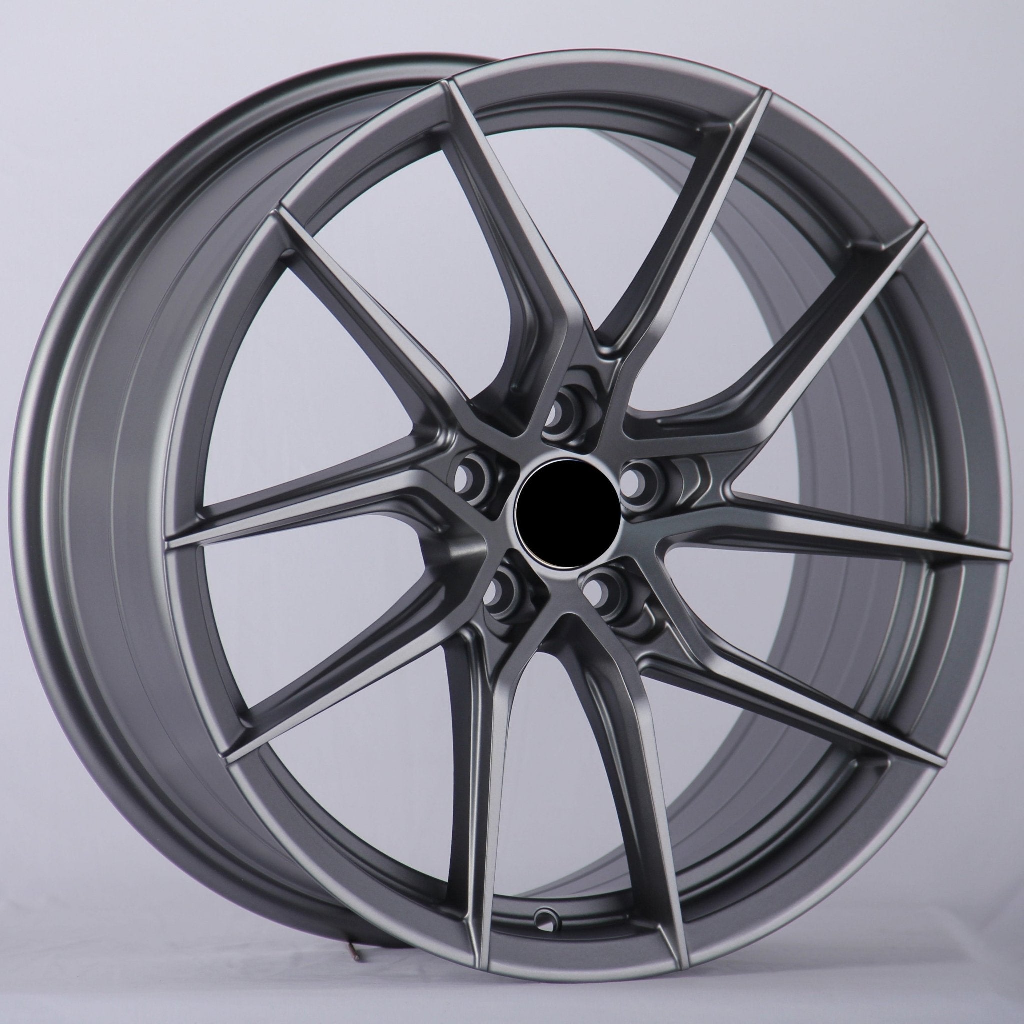 W007 VS1057 Satin Gunmetal 18x8.0 ET35 5x114.3 CB73.1 - Gun Hill Tire House (WTW - WHOLESALE TIRES & WHEELS)