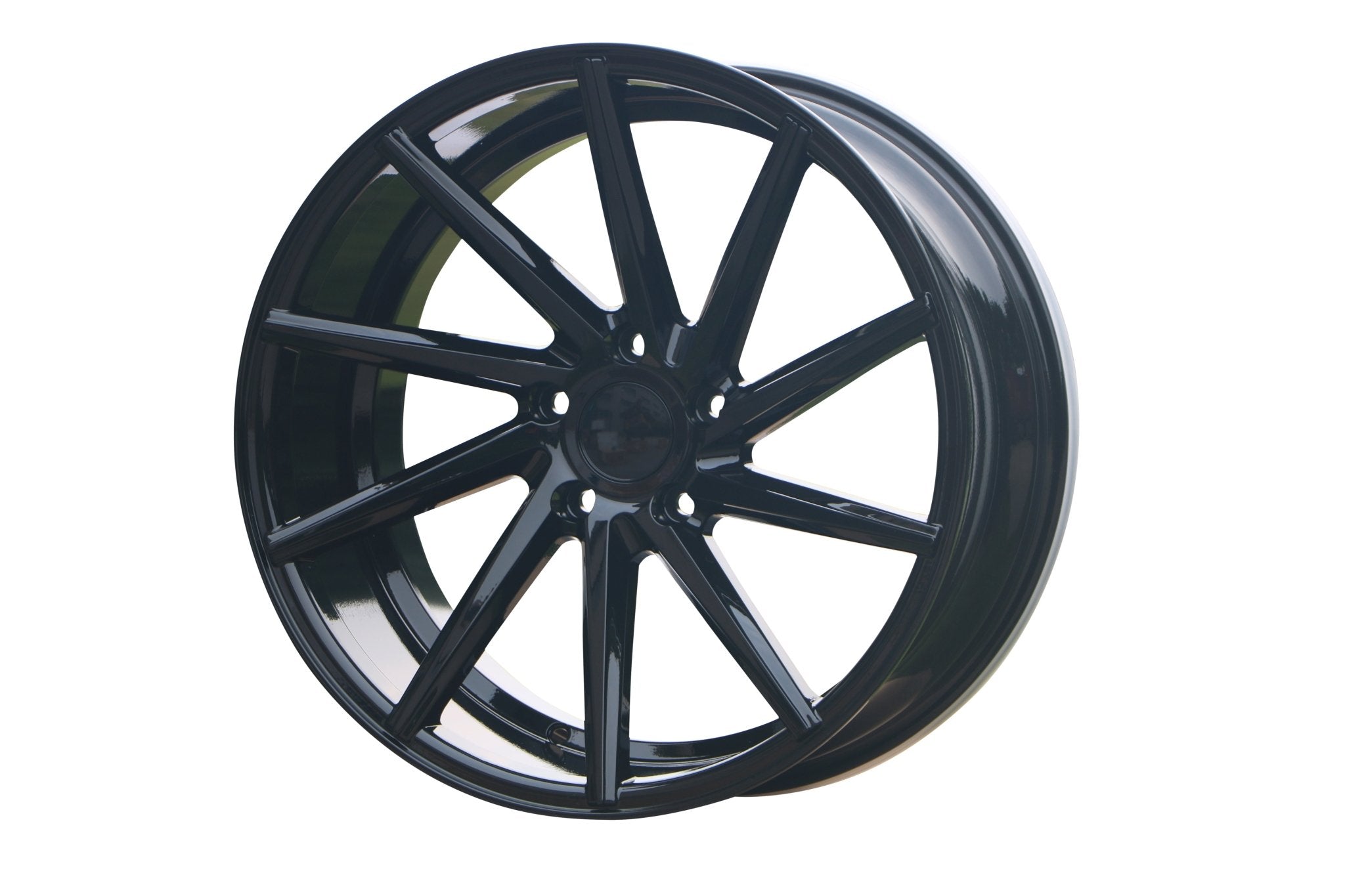 W013N 1058 Gloss Black 17x8.0 ET40 5x114.3 CB73.1 MB - 1582 - Gun Hill Tire House (WTW - WHOLESALE TIRES & WHEELS)