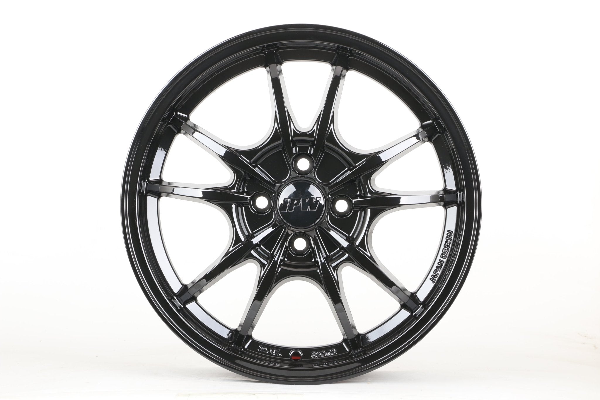 W016 Gloss Black 17x7.5 ET35 5x114.3 CB73.1 - Gun Hill Tire House (WTW - WHOLESALE TIRES & WHEELS)