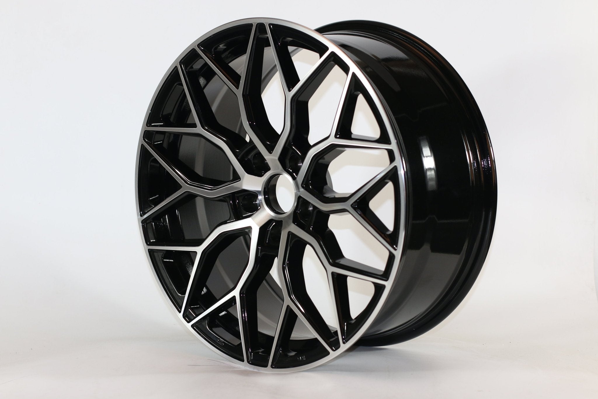 W028 / W1402 XH1024 Black Machined Face 20x8.5 ET38 5x114.3 CB73.1 - Gun Hill Tire House (WTW - WHOLESALE TIRES & WHEELS)