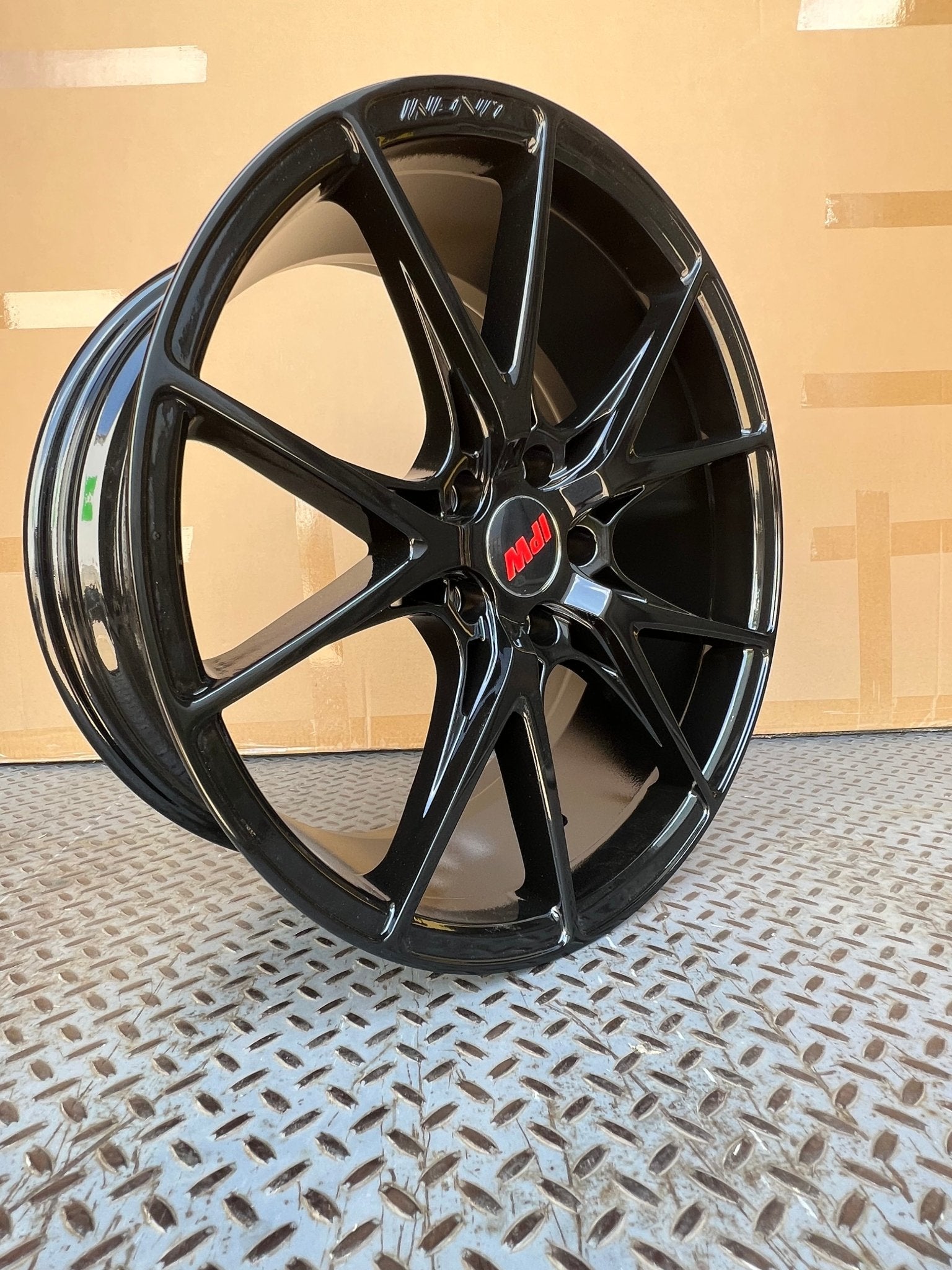 W1406 218 Gloss Black 19x9.5 ET35 5x114.3 CB73.1 - Gun Hill Tire House (WTW - WHOLESALE TIRES & WHEELS)
