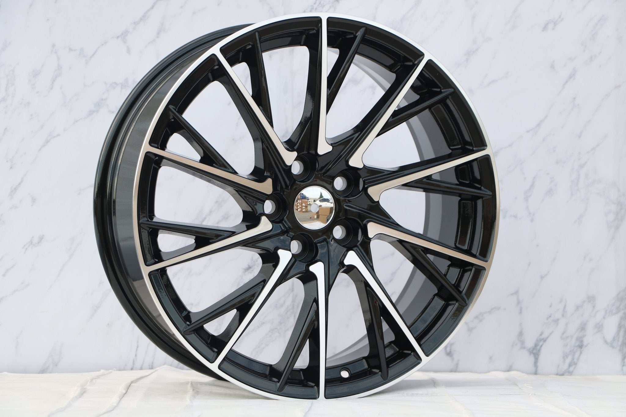 W205 1151 Black Machined Face 19x7.5 ET35 5x114.3 CB60.1 - Gun Hill Tire House (WTW - WHOLESALE TIRES & WHEELS)