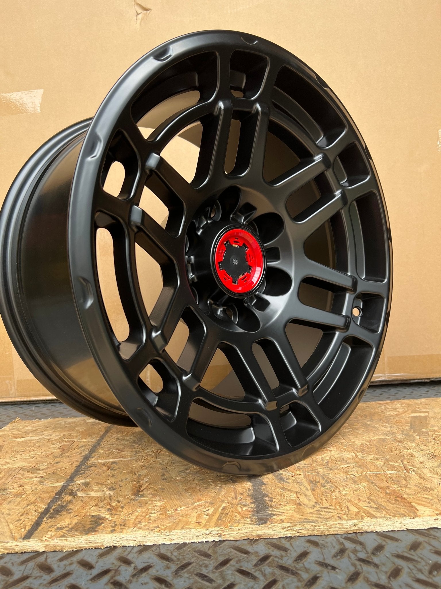W216 1745 Satin Black 17*9.0 ET0 CB106.1 6x139.7 - Gun Hill Tire House (WTW - WHOLESALE TIRES & WHEELS)