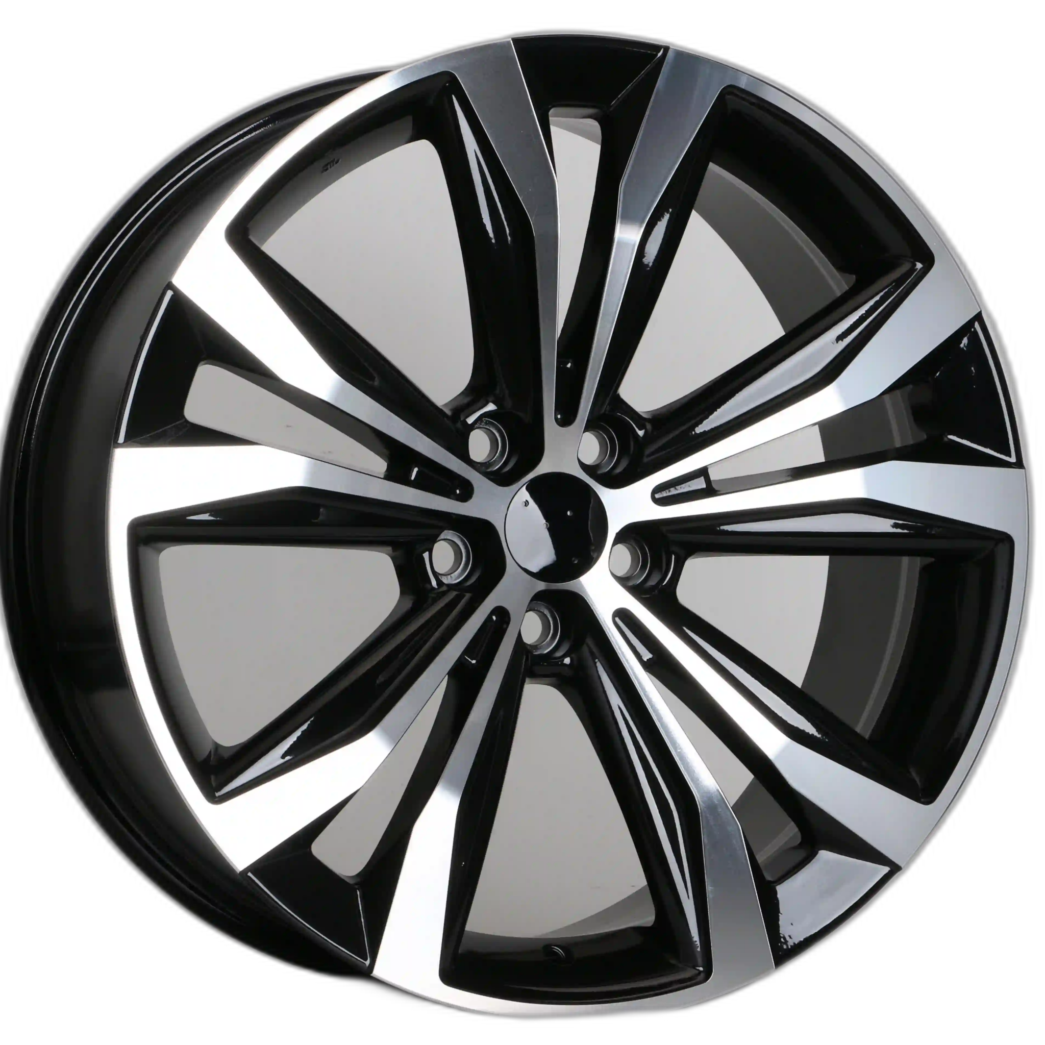 W247 Black Machined Face 22x8.0 ET40 5x114.3 CB73.1 - Gun Hill Tire House (WTW - WHOLESALE TIRES & WHEELS)