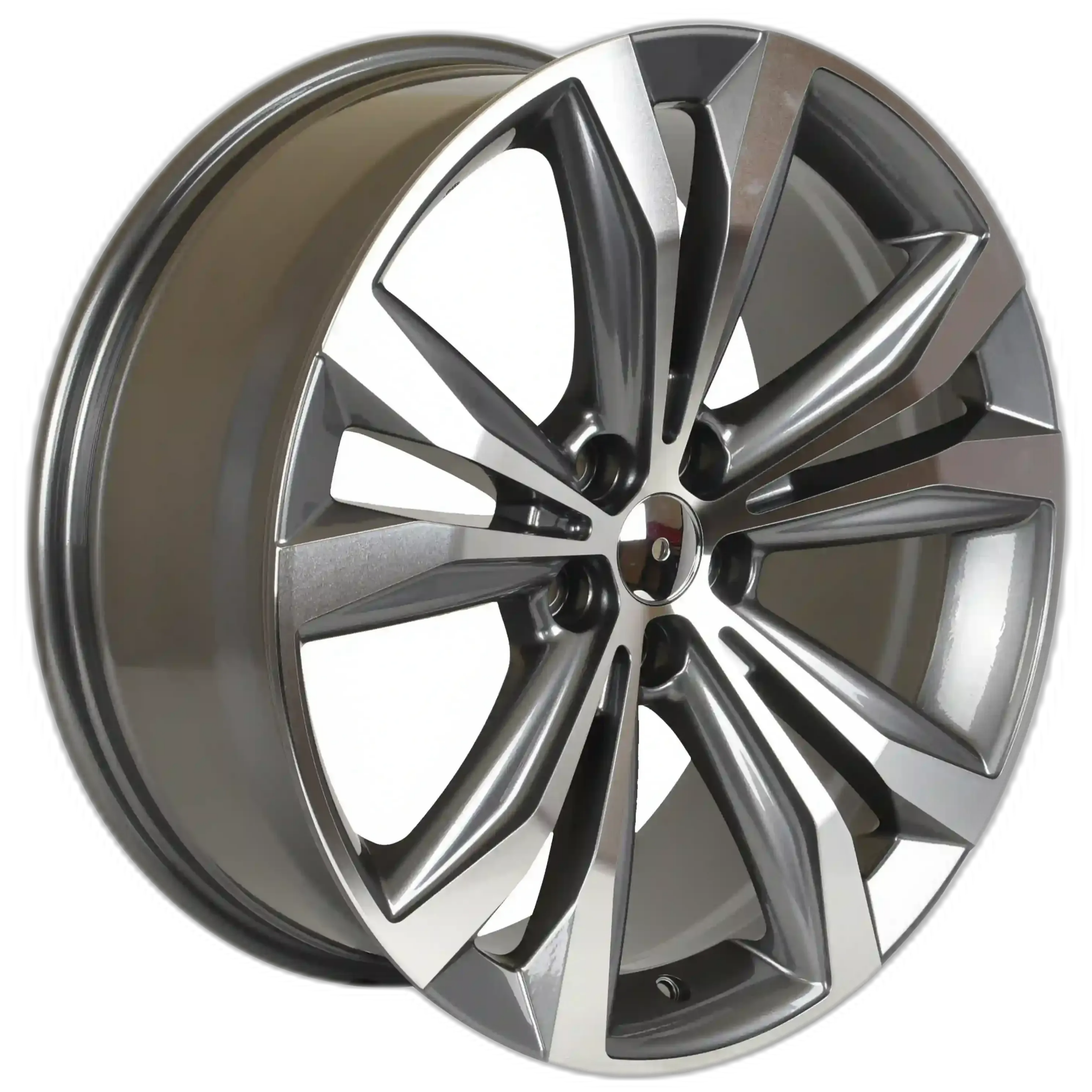 W247 Gunmetal Machined Face 22x8.0 ET40 5x114.3 CB73.1 - Gun Hill Tire House (WTW - WHOLESALE TIRES & WHEELS)