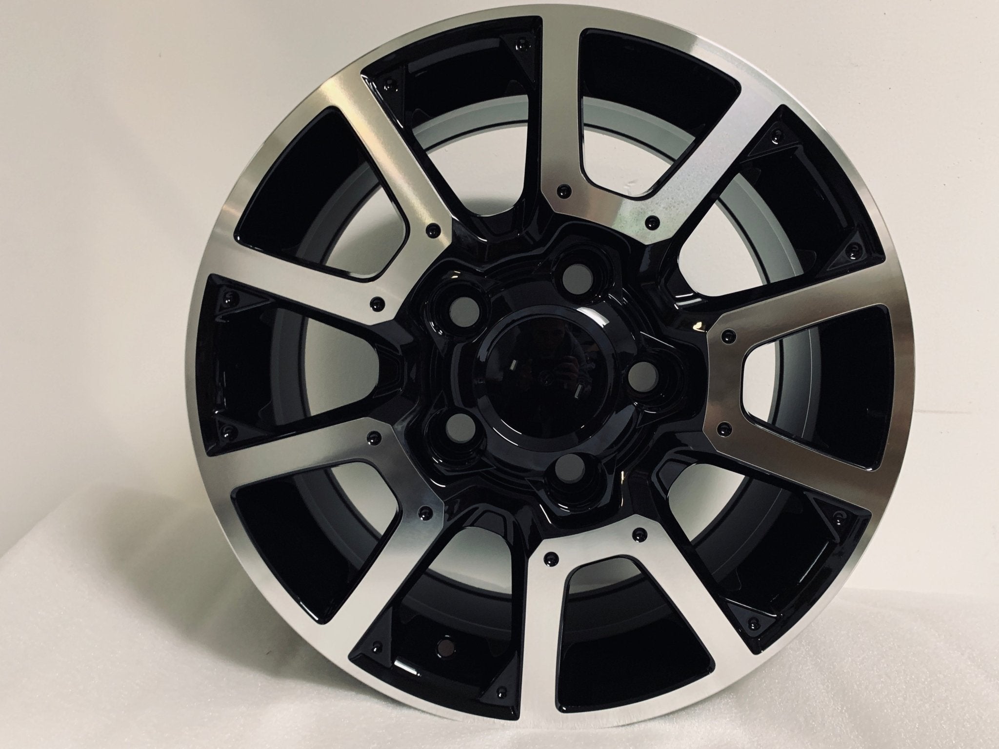 W248 Black Machined Face 18x8.0 ET50 5x150 CB110 - Gun Hill Tire House (WTW - WHOLESALE TIRES & WHEELS)