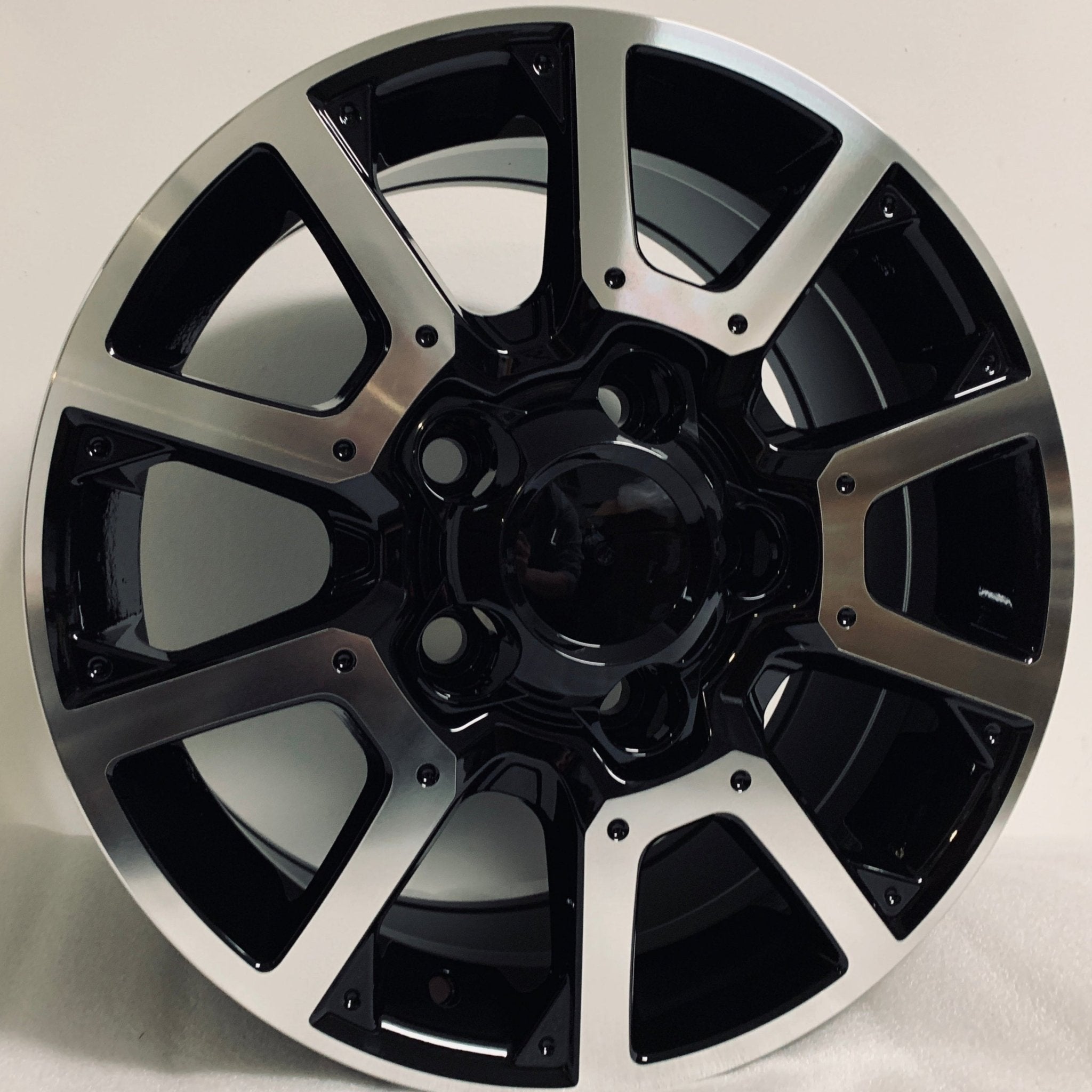 W248 Black Machined Face 18x8.0 ET50 5x150 CB110 - Gun Hill Tire House (WTW - WHOLESALE TIRES & WHEELS)