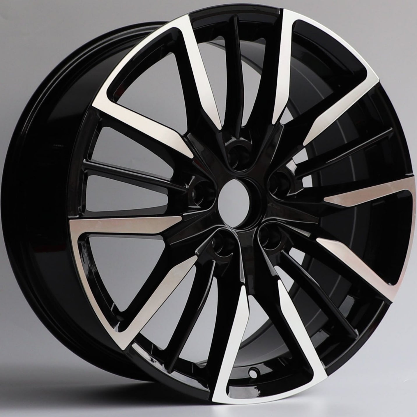 W312 1836 Black Machined Face 20x8.5 ET45 5x120 CB64.1 - Gun Hill Tire House (WTW - WHOLESALE TIRES & WHEELS)