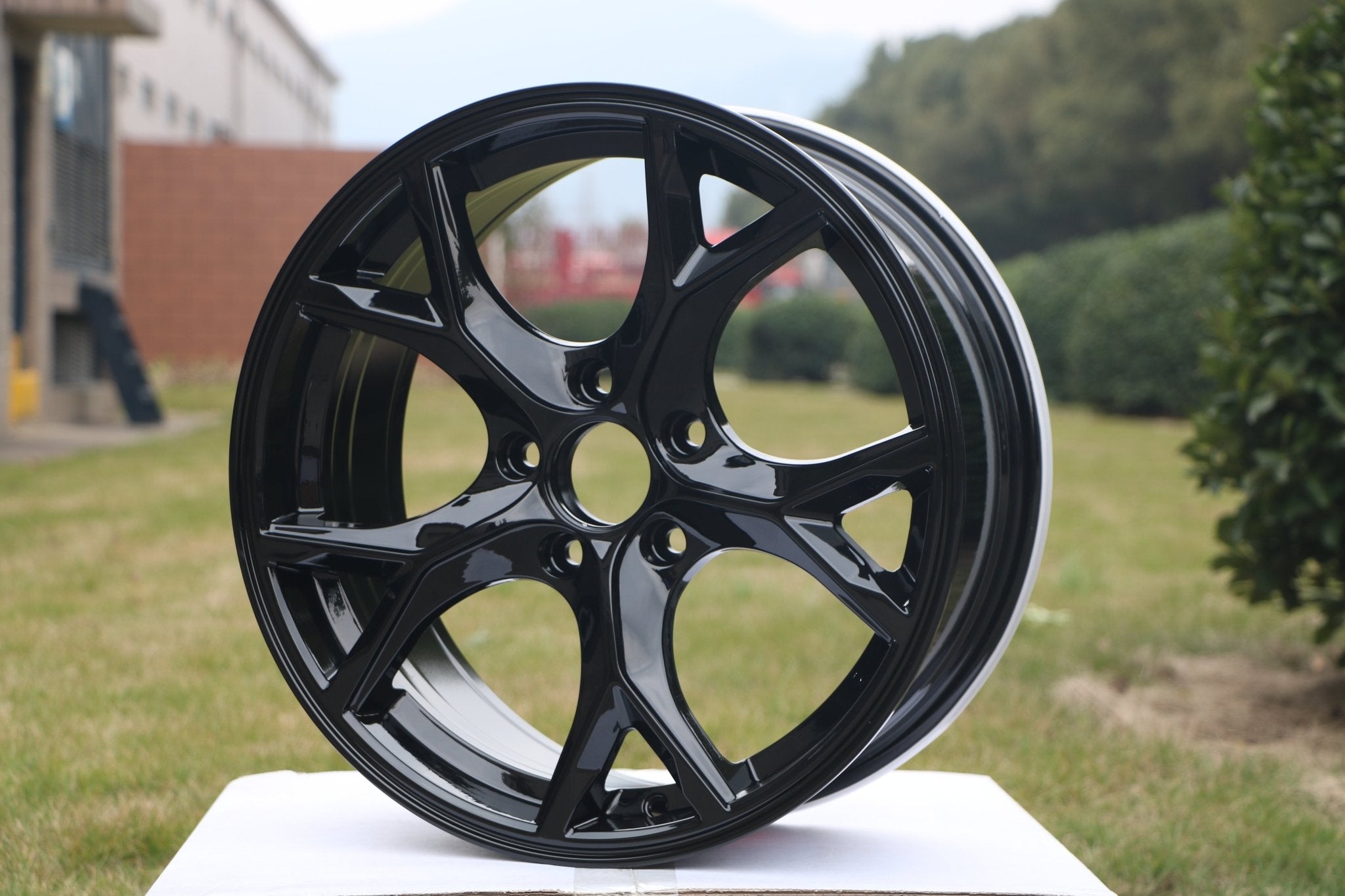 W313 Gloss Black 17x7.5 Et42 5x114.3 CB64.1 - Gun Hill Tire House (WTW - WHOLESALE TIRES & WHEELS)