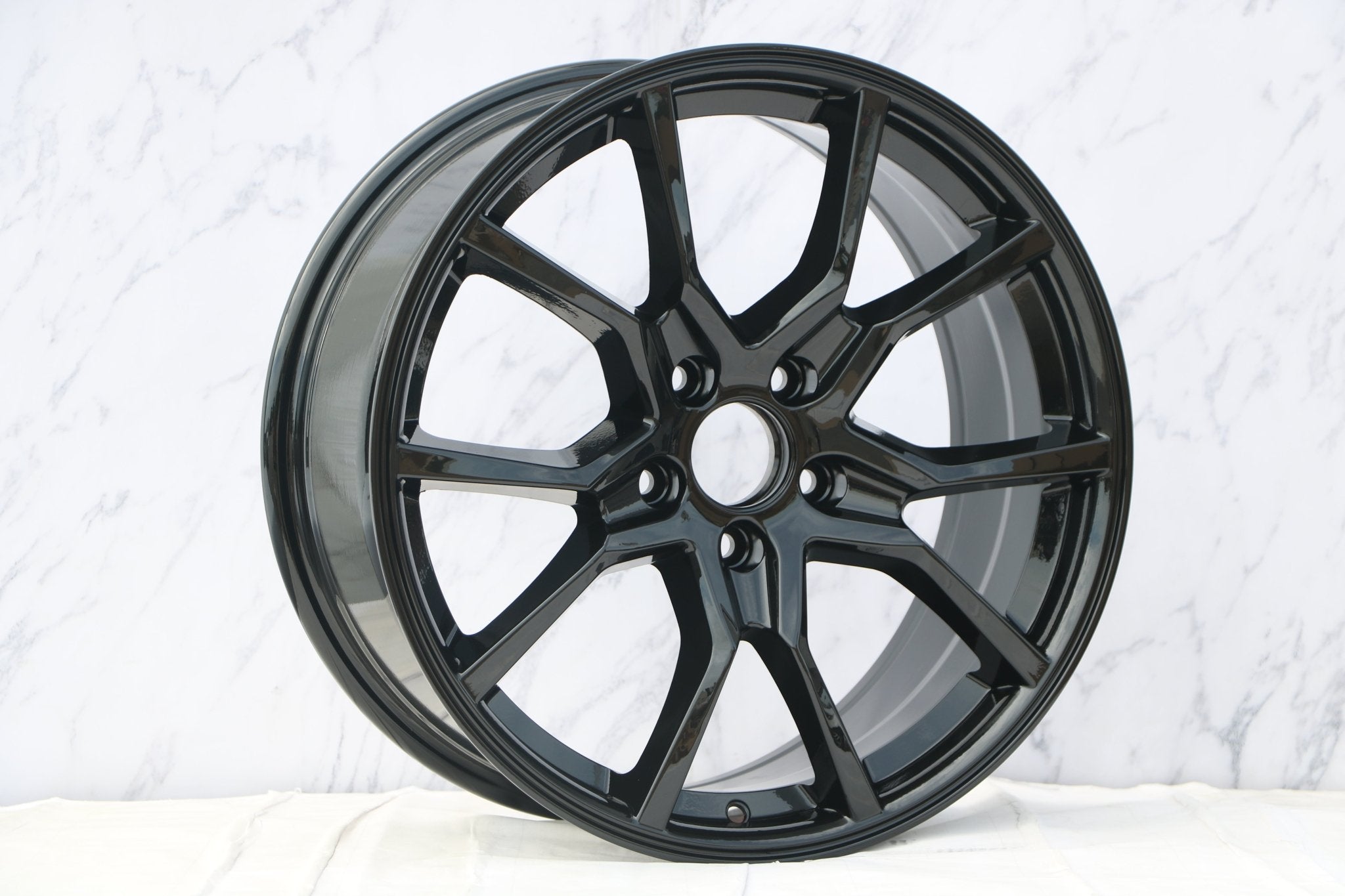 W314 1418 Gloss Black 18x8.0 ET41 5x114.3 CB73.1 C1314 - B - Gun Hill Tire House (WTW - WHOLESALE TIRES & WHEELS)