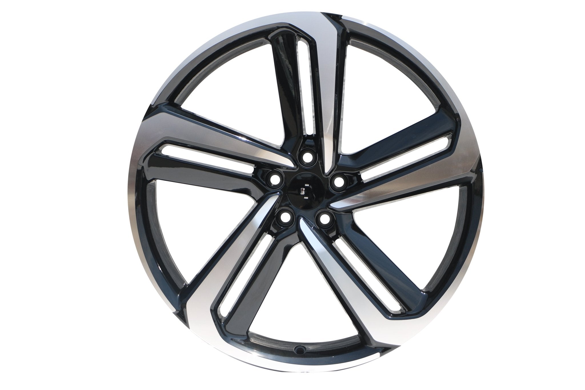 W315 1352 Black Machined Face 22*8.5 Et45 5x114.3 CB64.1 C1352 - B - Gun Hill Tire House (WTW - WHOLESALE TIRES & WHEELS)