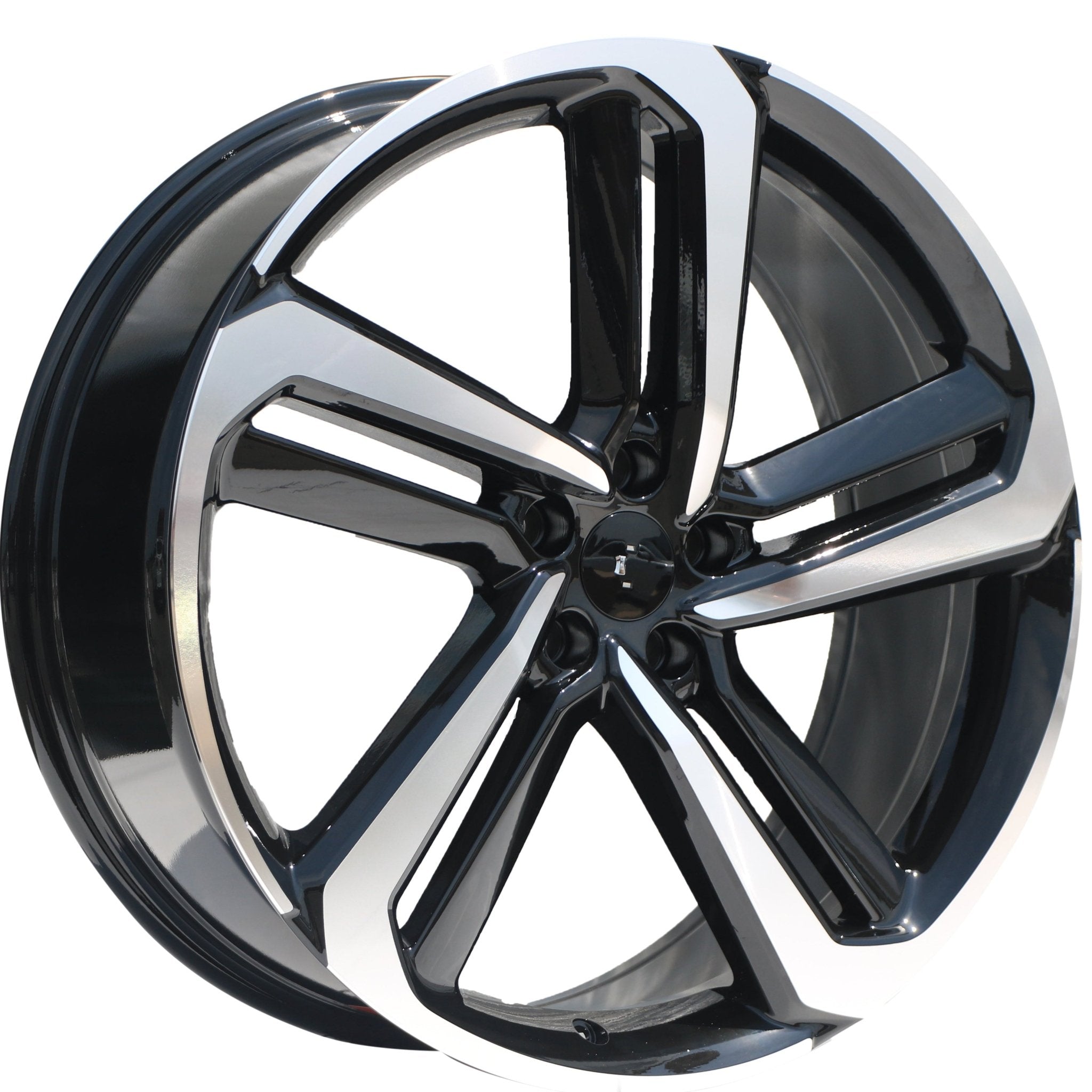 W315 1352 Black Machined Face 22*8.5 Et45 5x114.3 CB64.1 C1352 - B - Gun Hill Tire House (WTW - WHOLESALE TIRES & WHEELS)