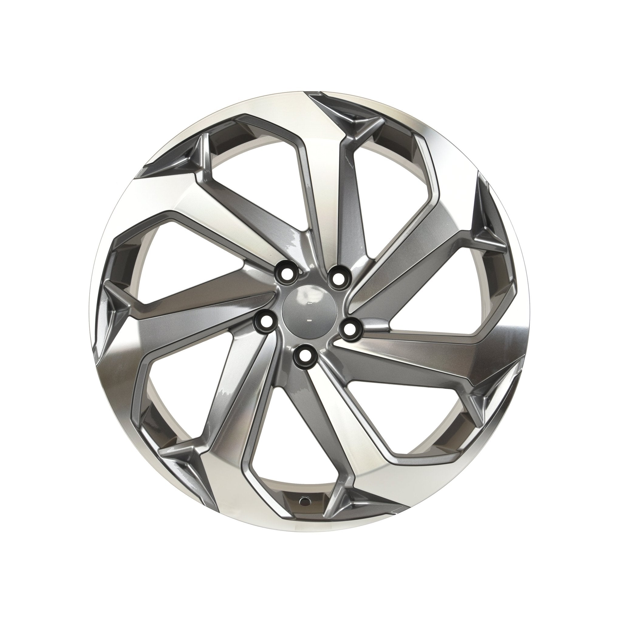 W316 Gunmetal Machined Face 22x8.0 ET40 5x120 CB73.1 - Gun Hill Tire House (WTW - WHOLESALE TIRES & WHEELS)