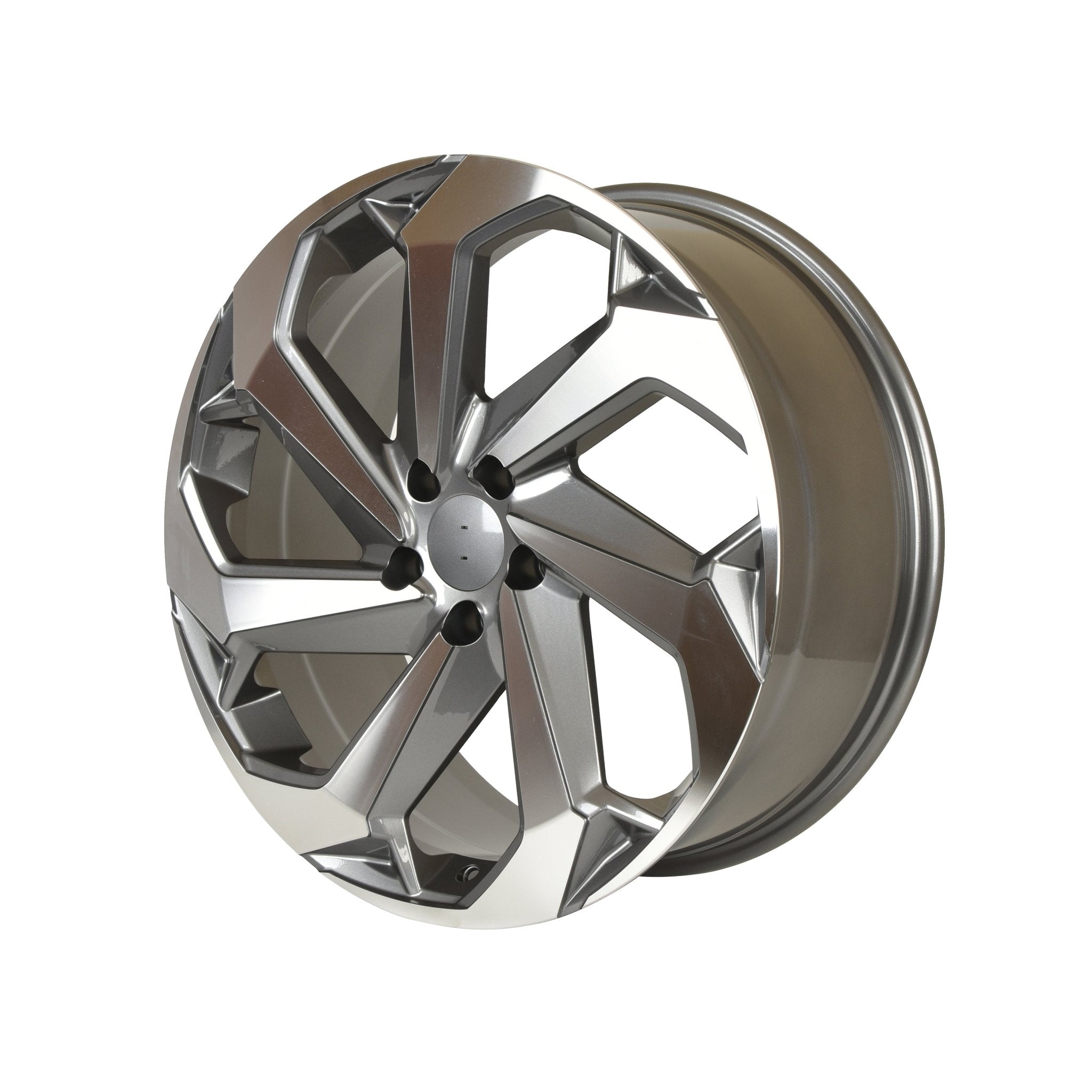 W316 Gunmetal Machined Face 22x8.0 ET40 5x100 CB73.1 - Gun Hill Tire House (WTW - WHOLESALE TIRES & WHEELS)