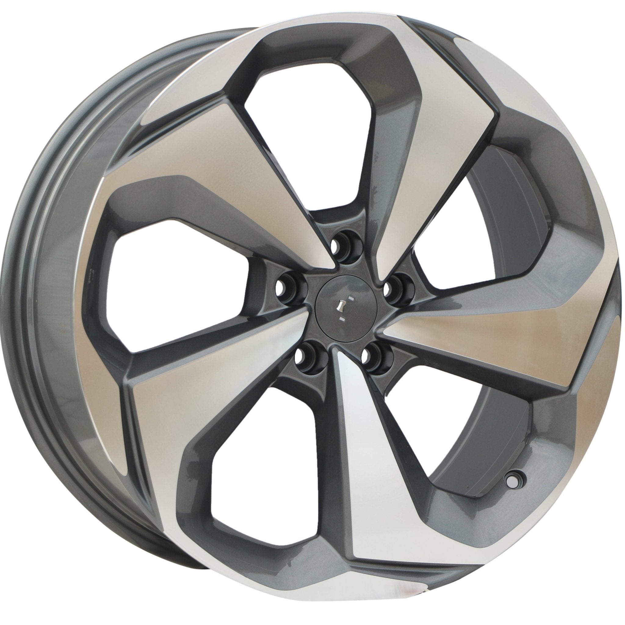 W320 Gunmetal Machined Face 22*7.5 ET45 5x114.3 CB64.1 - Gun Hill Tire House (WTW - WHOLESALE TIRES & WHEELS)