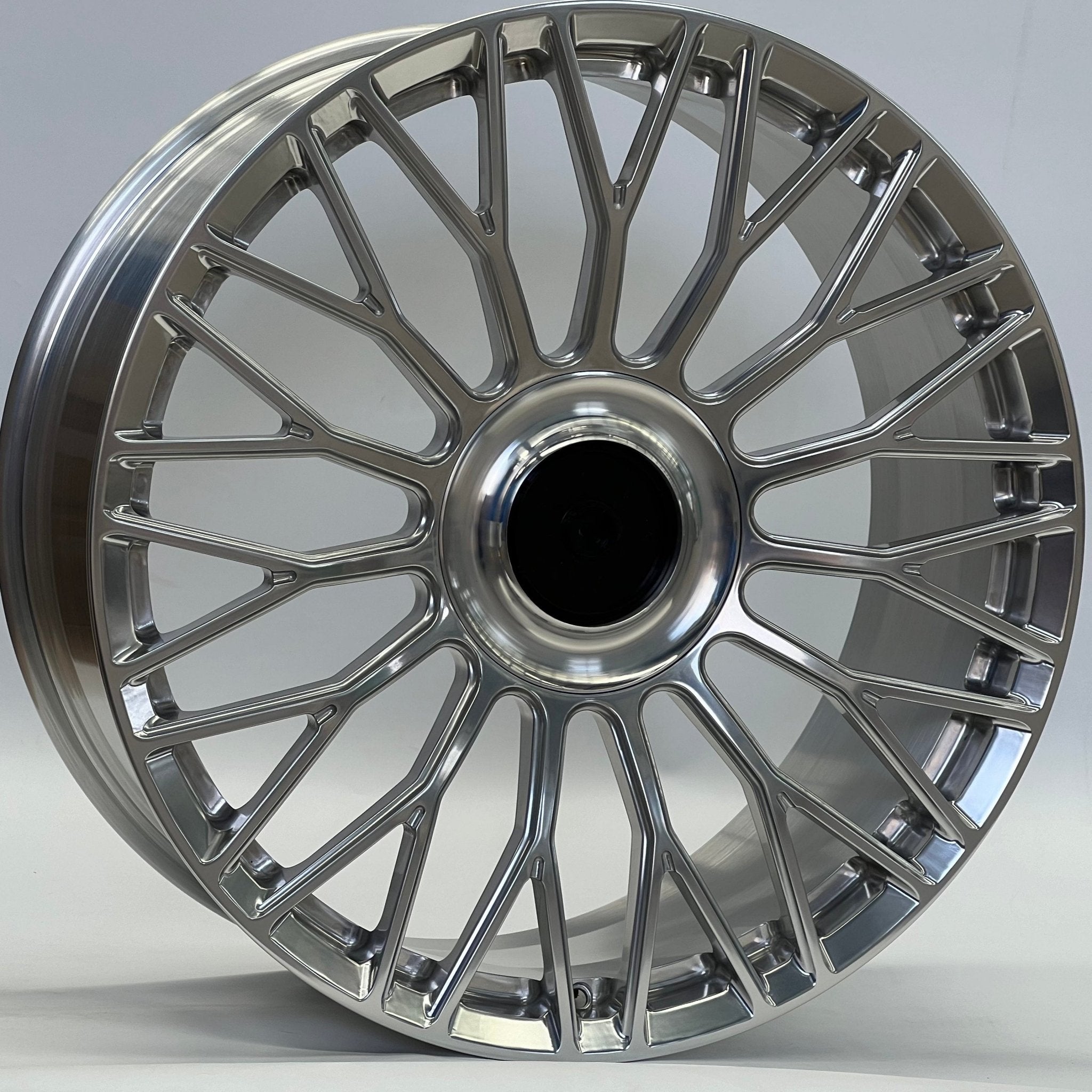 W483 Forged Polished 22x9.0 ET25 5x112/120 CB72.56 - Gun Hill Tire House (WTW - WHOLESALE TIRES & WHEELS)