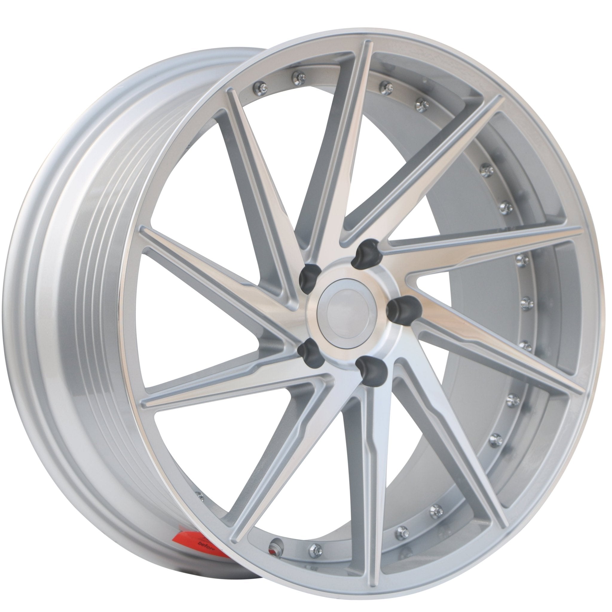 W511 Silver Machined Face 19x9.5 ET35 5x114.3 CB73.1 - Gun Hill Tire House (WTW - WHOLESALE TIRES & WHEELS)
