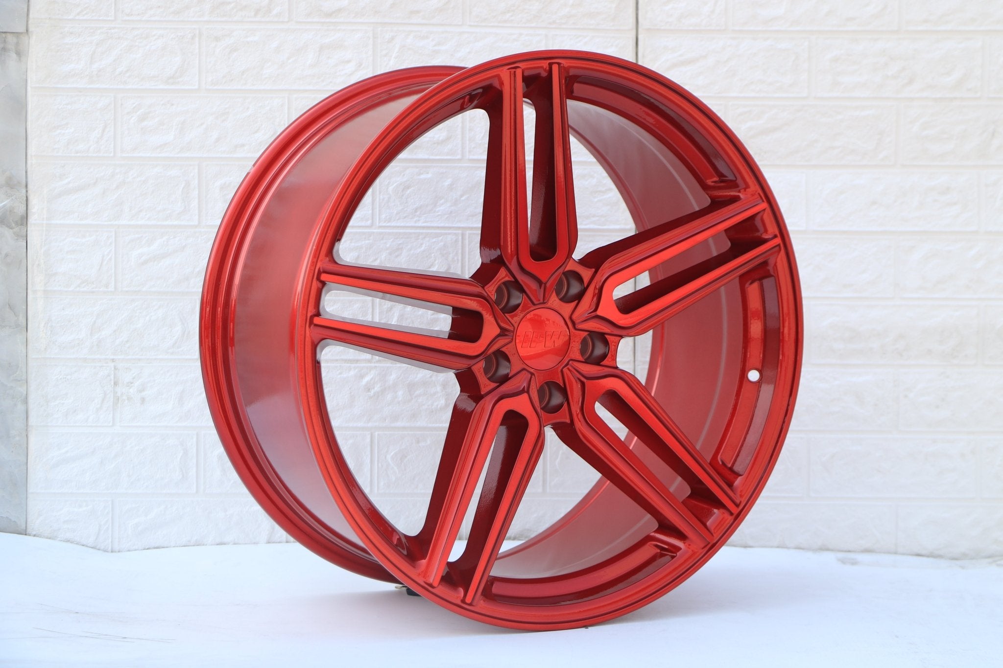 W522 Red 20x9.0 ET35 5x114.3 CB73.1 - Gun Hill Tire House (WTW - WHOLESALE TIRES & WHEELS)