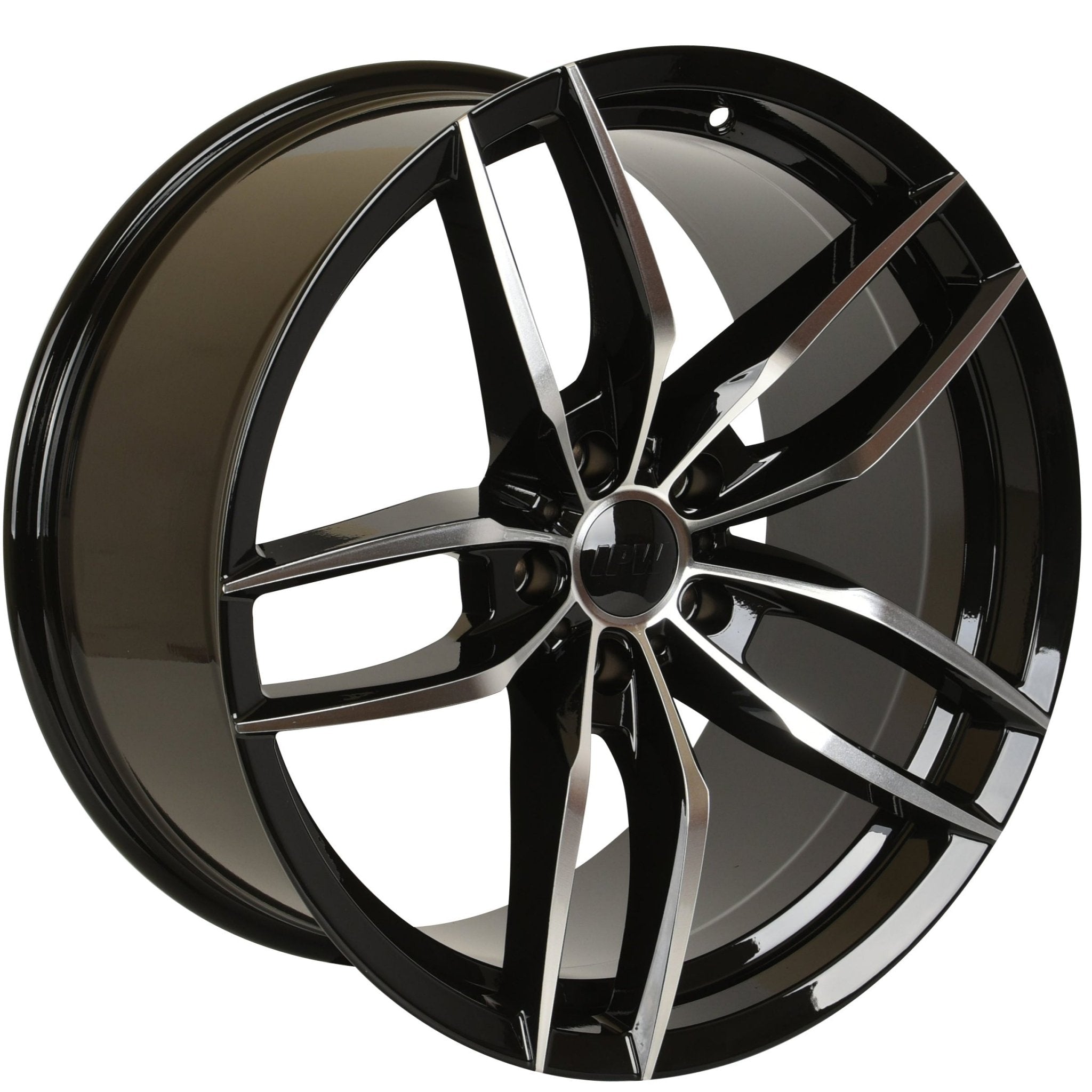 W524 D1407 20x9.5 Black Machined Face 20x8.5 Et35 5x114.3 CB73.1 - Gun Hill Tire House (WTW - WHOLESALE TIRES & WHEELS)
