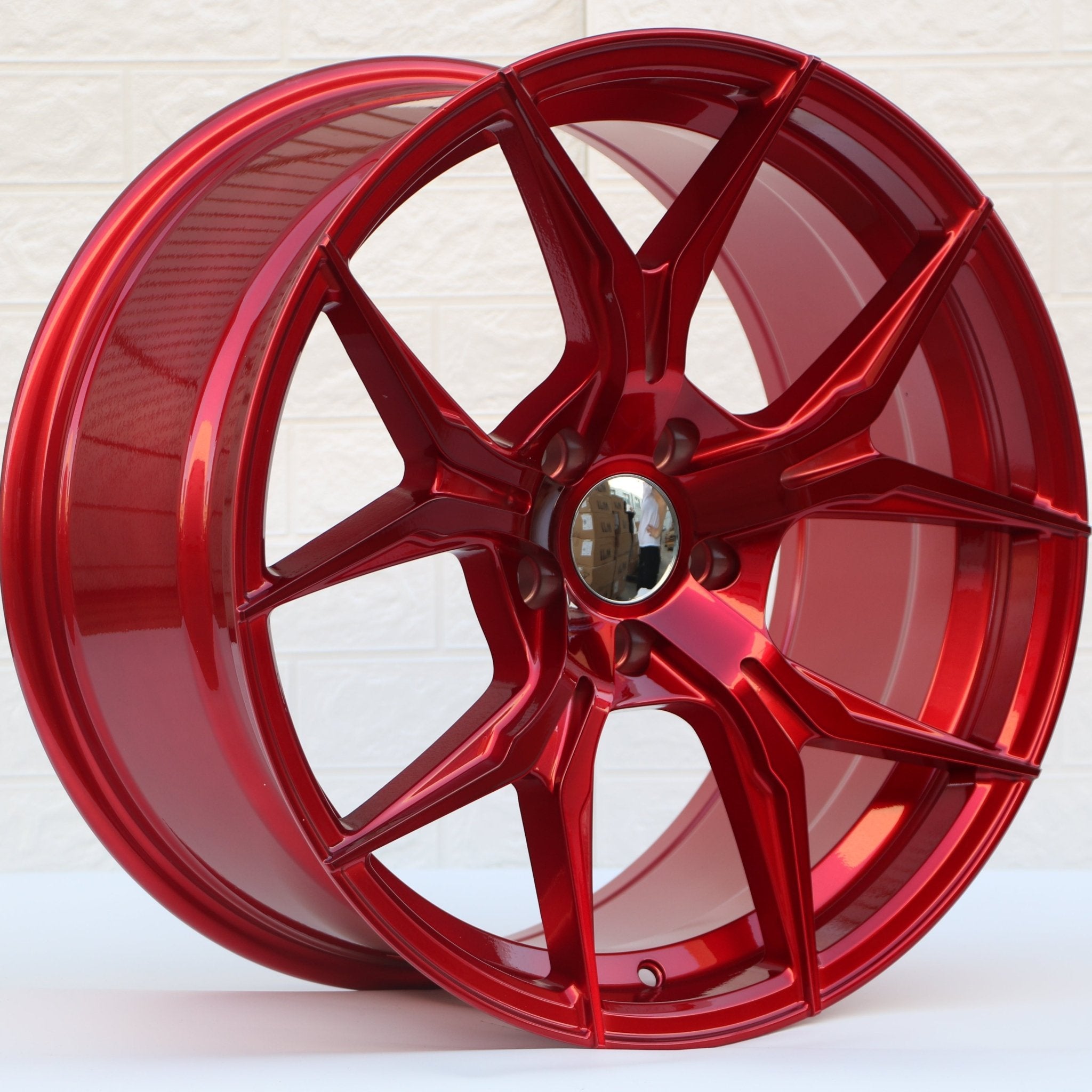 W531 Red 19x9.5 Et35 5x120 CB72.56 - Gun Hill Tire House (WTW - WHOLESALE TIRES & WHEELS)