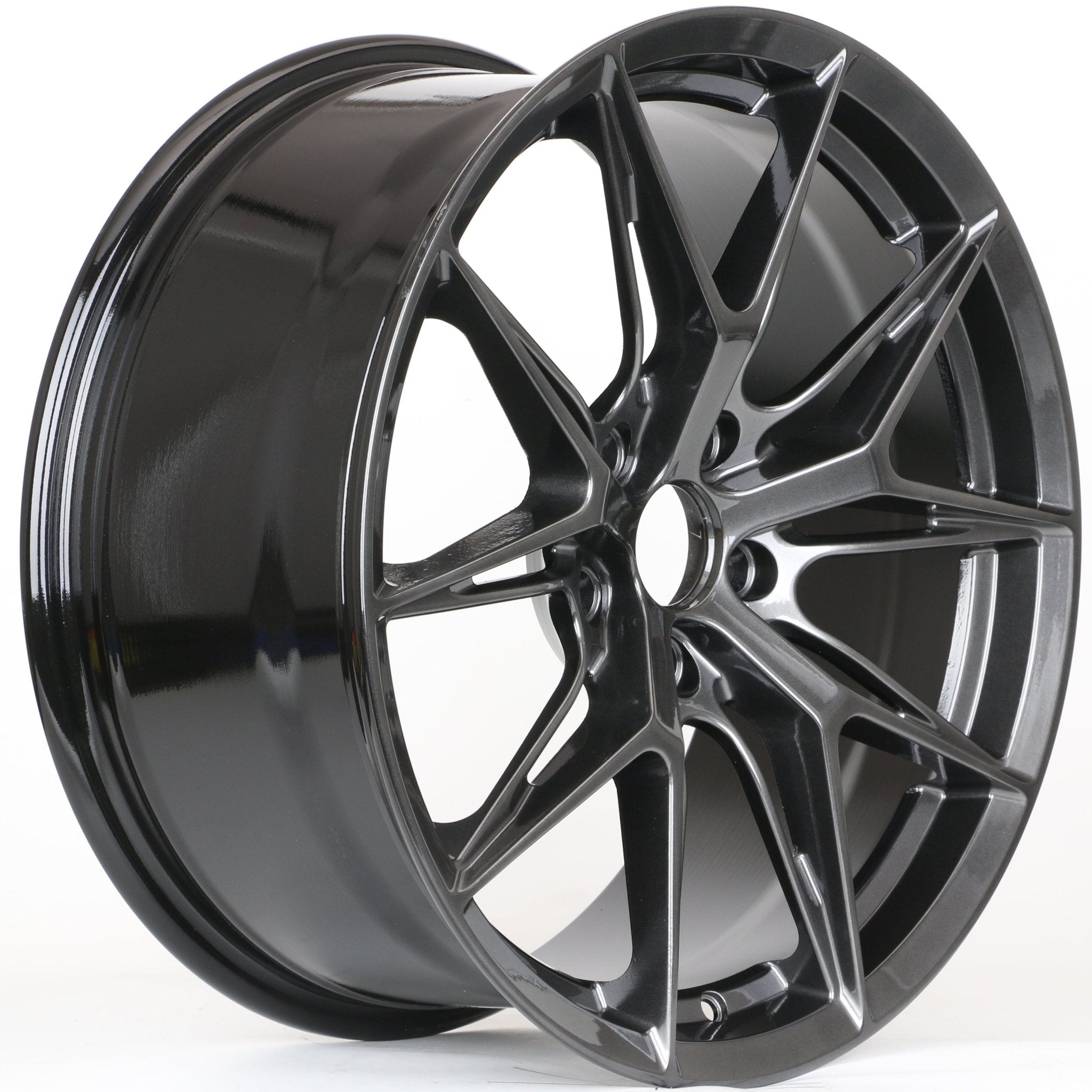 W538 iV - 1520 Hyper Black 18x8.0 ET35 5x114.3 CB73.1 - Gun Hill Tire House (WTW - WHOLESALE TIRES & WHEELS)