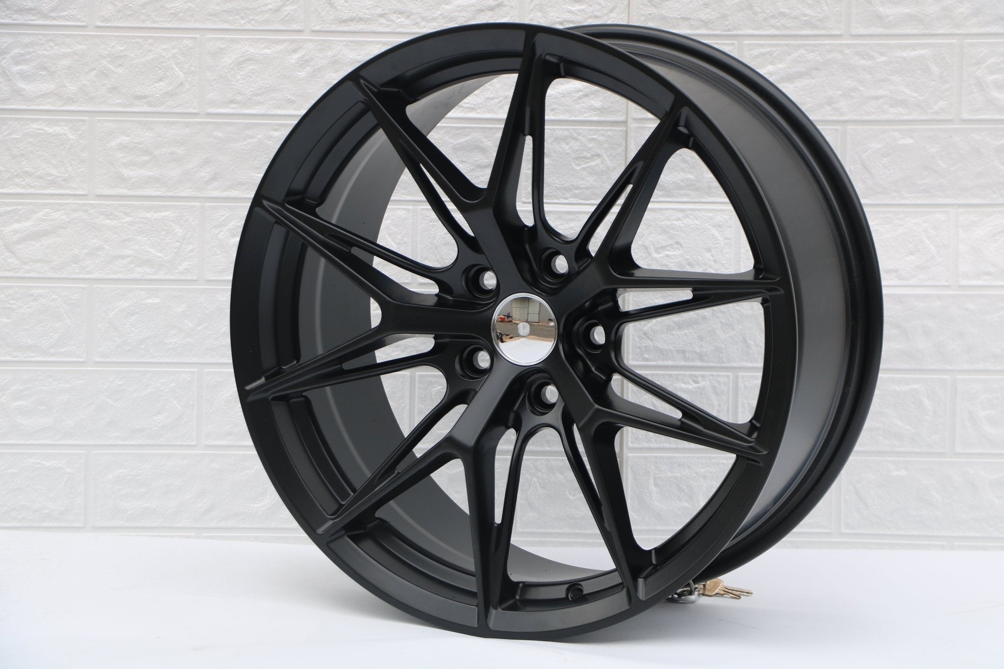 W538 iV - 1520 Satin Black 18x8.0 ET35 5x114.3 CB73.1 - Gun Hill Tire House (WTW - WHOLESALE TIRES & WHEELS)