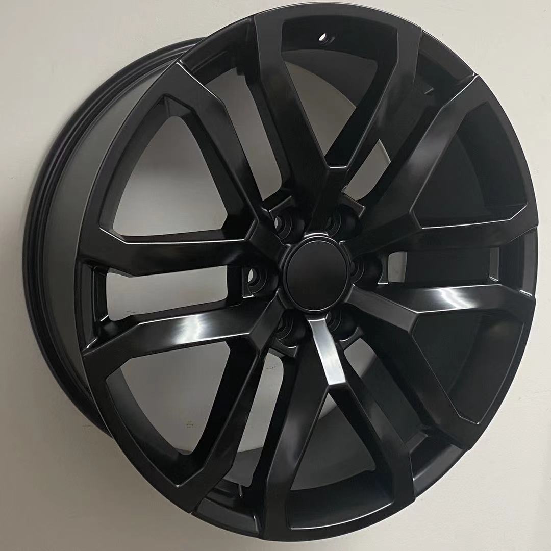 W573 Satin Black 22x9.0 ET24 6x139.7 CB78.1 C1291 - 01 - Gun Hill Tire House (WTW - WHOLESALE TIRES & WHEELS)