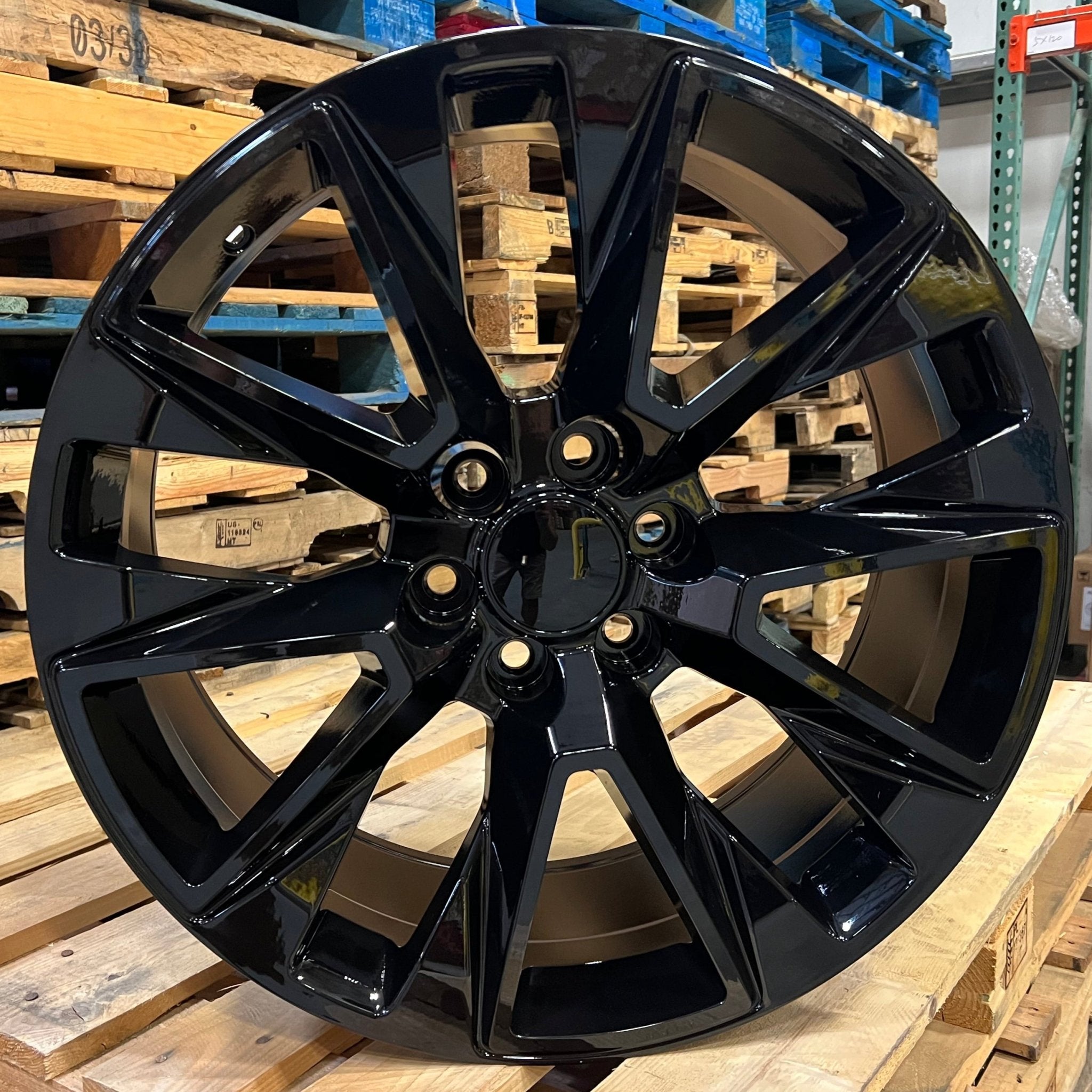 W574 D1752 Gloss Black 22x9.0 ET24 6x139.7 CB78.1 C1291 - 01 - VC3 - B - Gun Hill Tire House (WTW - WHOLESALE TIRES & WHEELS)