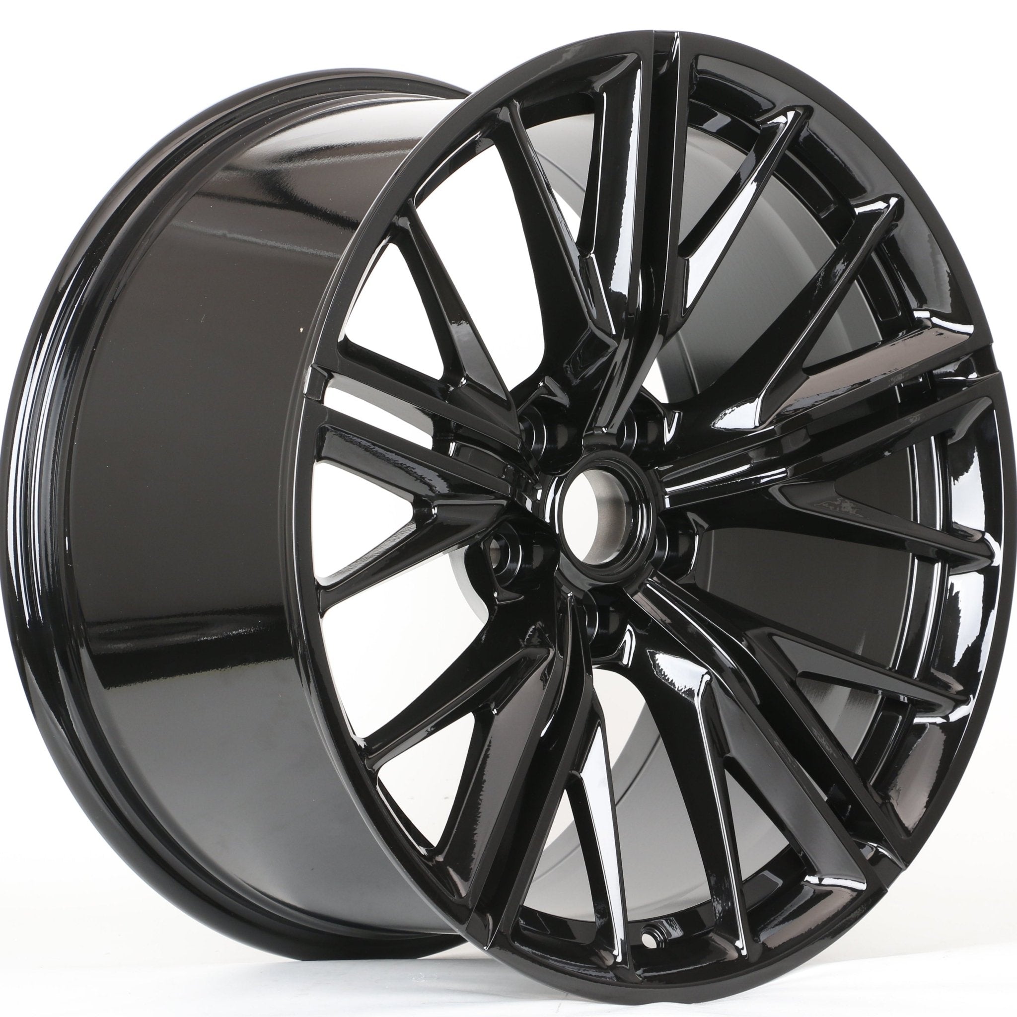 W596 Gloss Black 20x11 Et43 5x120 CB66.9 C - 1187 - B - Gun Hill Tire House (WTW - WHOLESALE TIRES & WHEELS)