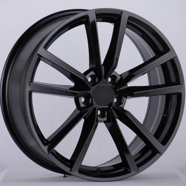 W600 664 Gloss Black 17x7.5 ET35 5x100 CB57.1 - Gun Hill Tire House (WTW - WHOLESALE TIRES & WHEELS)