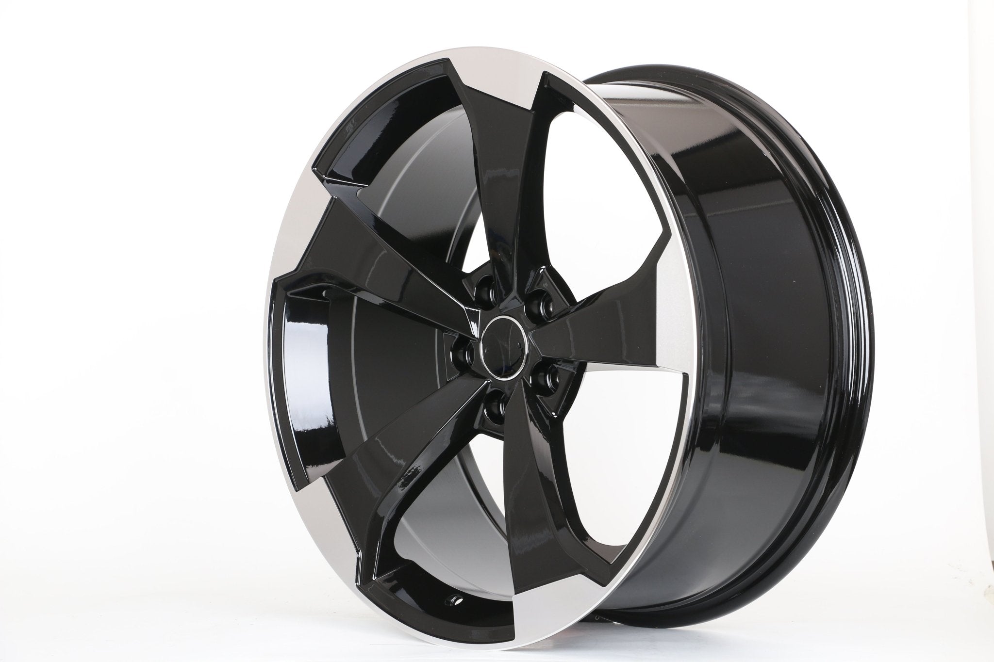 W666 Black Machined Face 20x9.0 ET35 5x112 CB66.56 - Gun Hill Tire House (WTW - WHOLESALE TIRES & WHEELS)