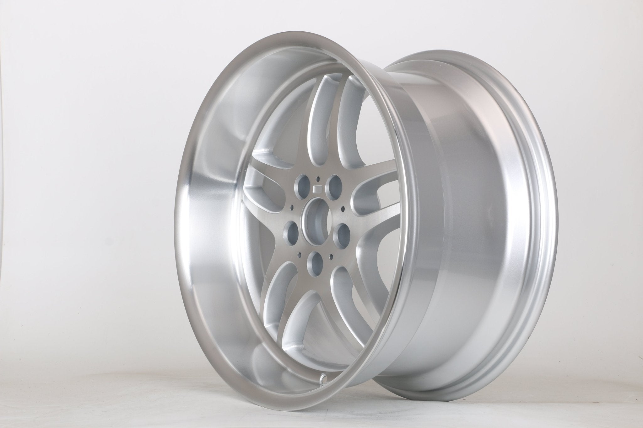 W710 JL141 Silver Machined Lip 17x9 ET25 5x120 CB74.1 - Gun Hill Tire House (WTW - WHOLESALE TIRES & WHEELS)