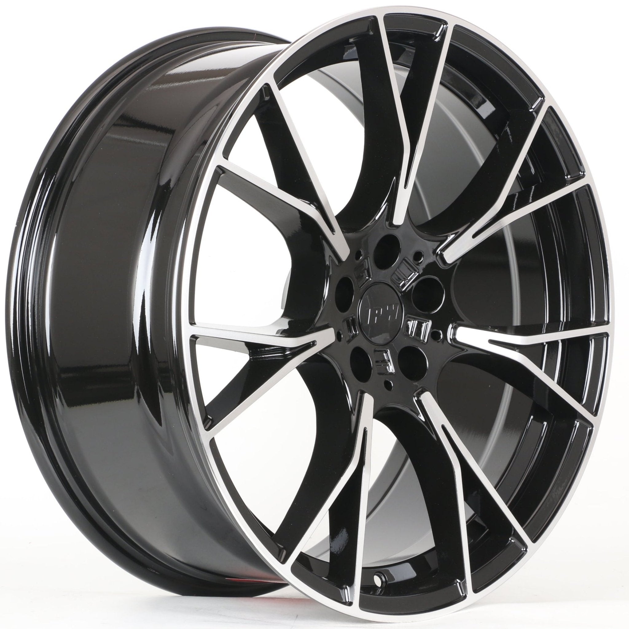 W712 1617 Black Machined Face 20x9.5 ET38 5x112 CB66.6 - Gun Hill Tire House (WTW - WHOLESALE TIRES & WHEELS)