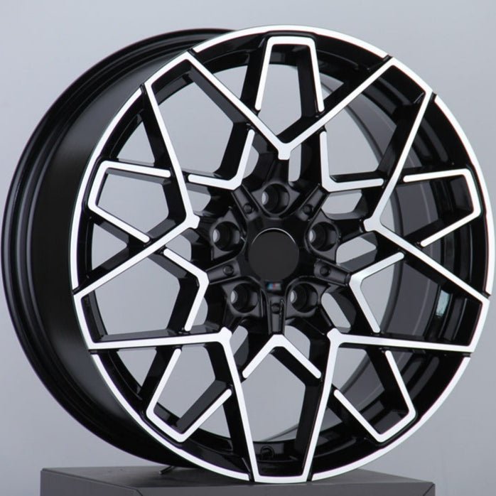 W736 775B Black Machined Face 19x9.0 ET40 5x120 CB72.56 - Gun Hill Tire House (WTW - WHOLESALE TIRES & WHEELS)