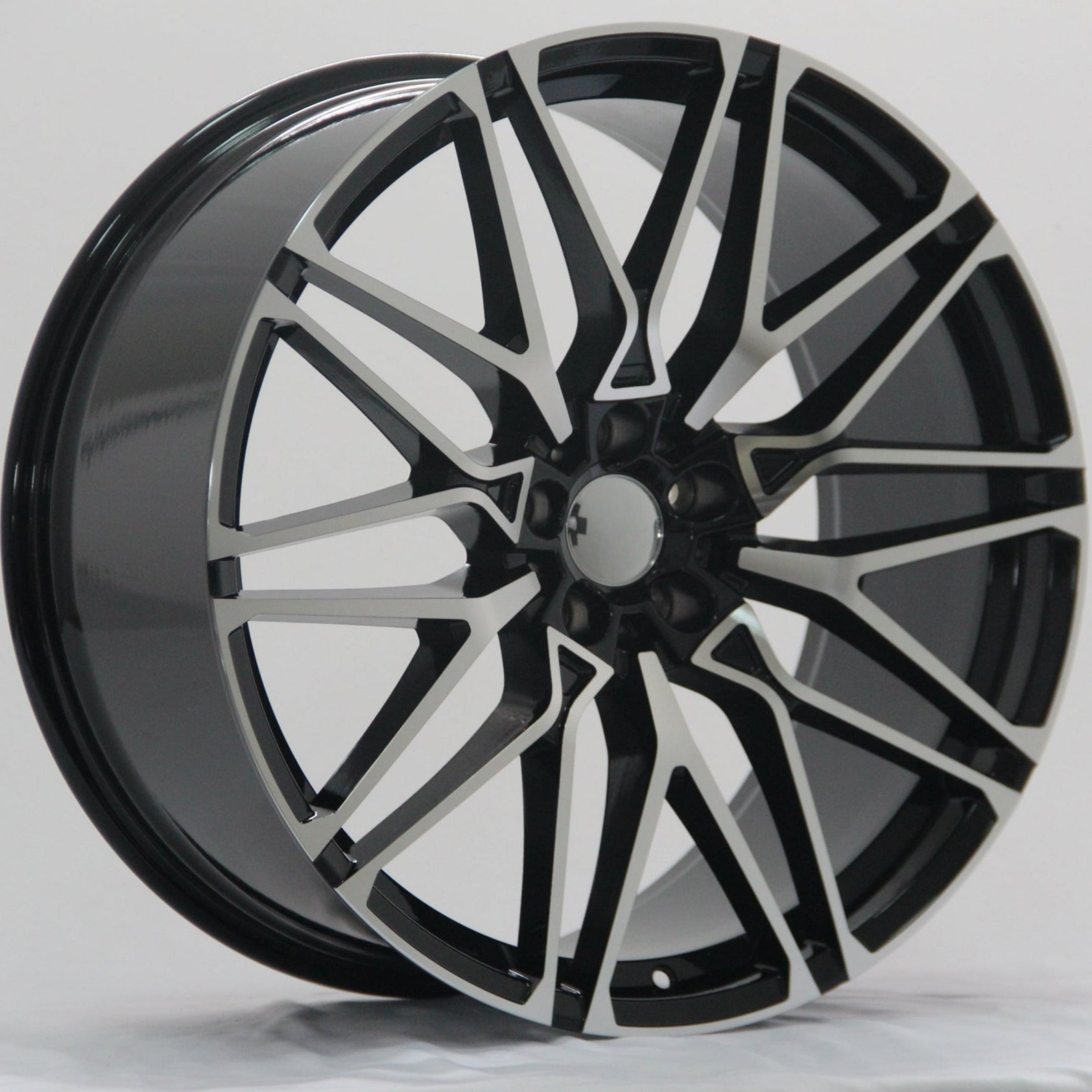 W741 IV - 996 Black Machined Face 20x9.0 ET35 5x120 CB74.1 - Gun Hill Tire House (WTW - WHOLESALE TIRES & WHEELS)