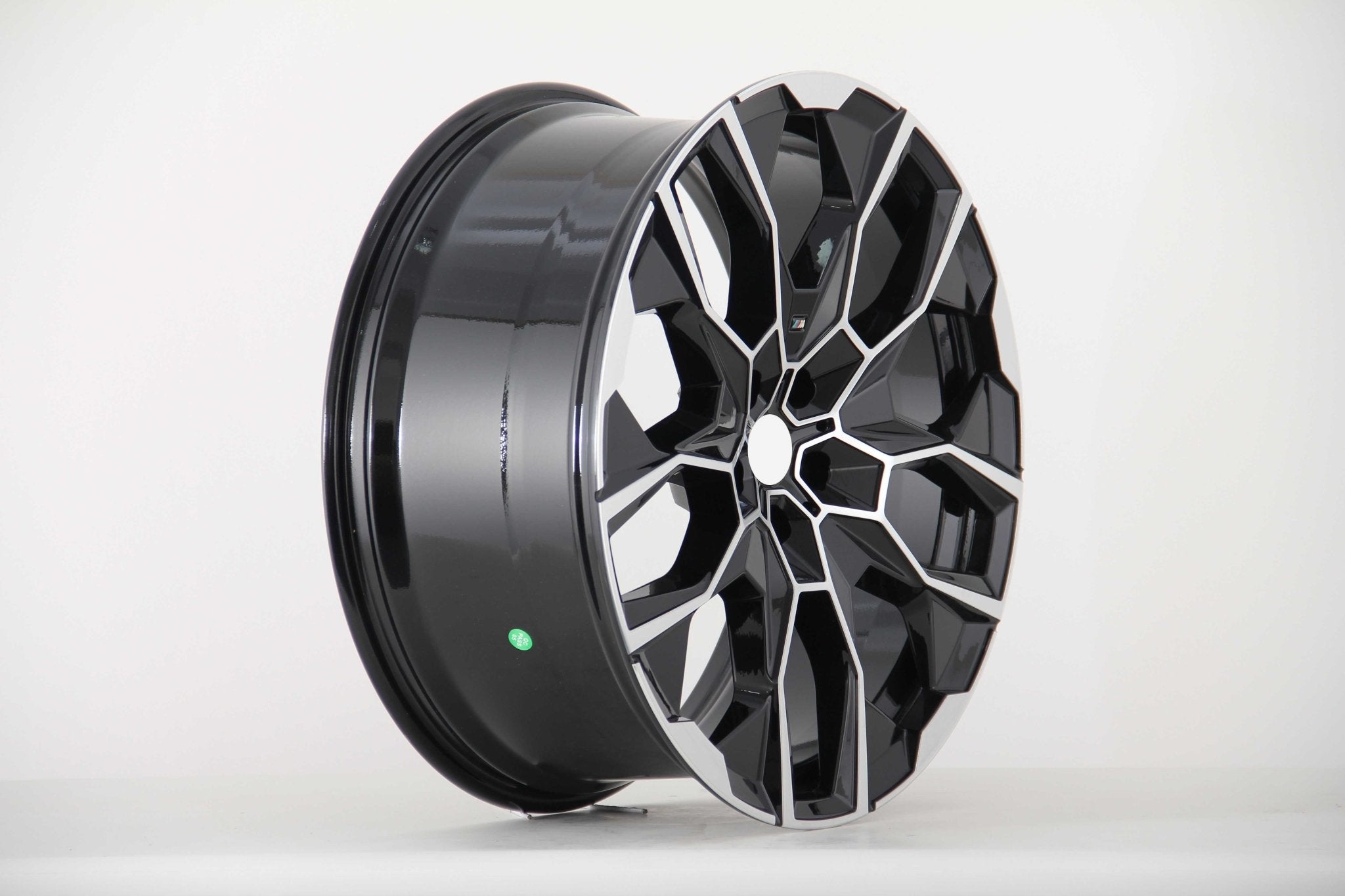 W746 IVF - 3151 Black Machined Face 22x10.5 ET43 5x120 CB74.1 - Gun Hill Tire House (WTW - WHOLESALE TIRES & WHEELS)