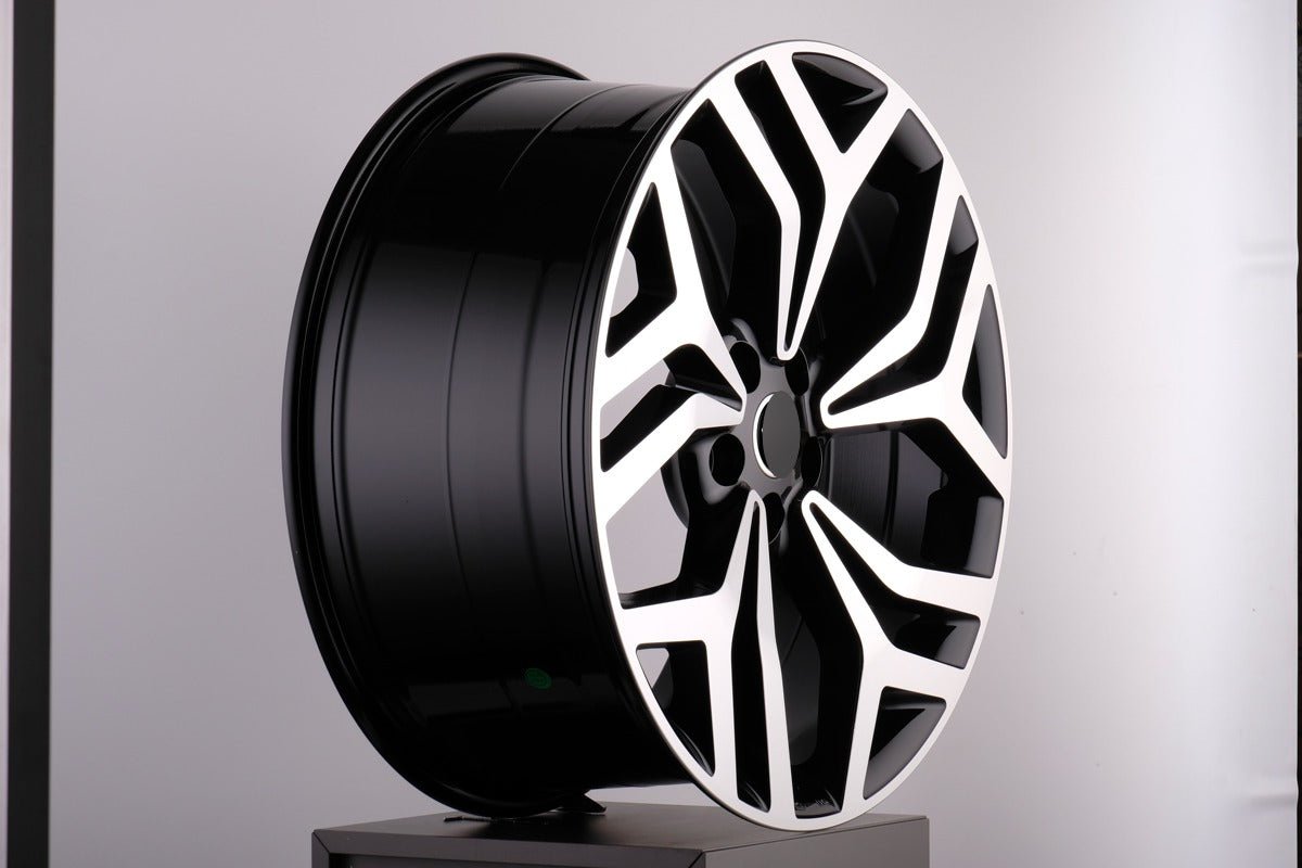 W791 787 Black Machined Face 22x9.5 ET45 5x120 CB72.6 - Gun Hill Tire House (WTW - WHOLESALE TIRES & WHEELS)