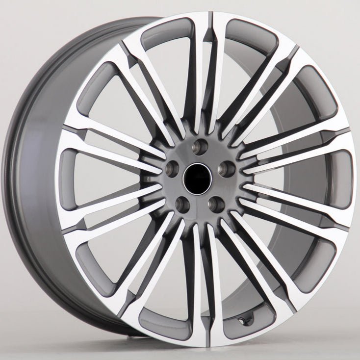 W792 IV - 941 Gunmetal Machined Face 22x9.5 ET49 5x120 CB72.6 Mag Seating - Gun Hill Tire House (WTW - WHOLESALE TIRES & WHEELS)