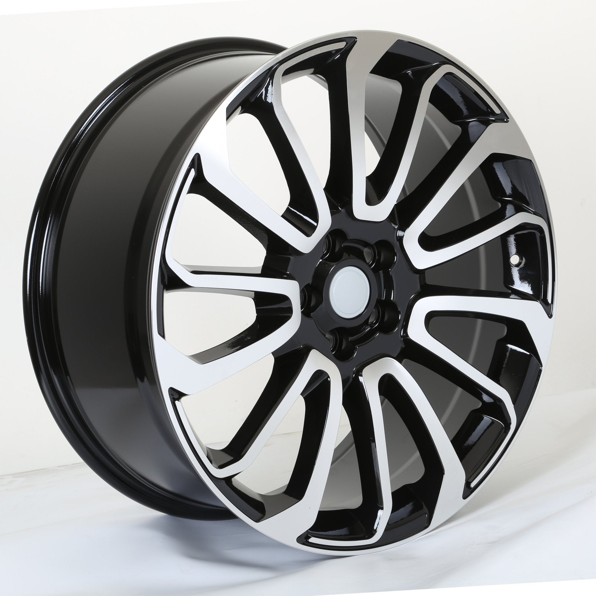 W795 D959 Black Machined Face 20*9.5 ET45 5*120 CB72.6 D959 - Gun Hill Tire House (WTW - WHOLESALE TIRES & WHEELS)