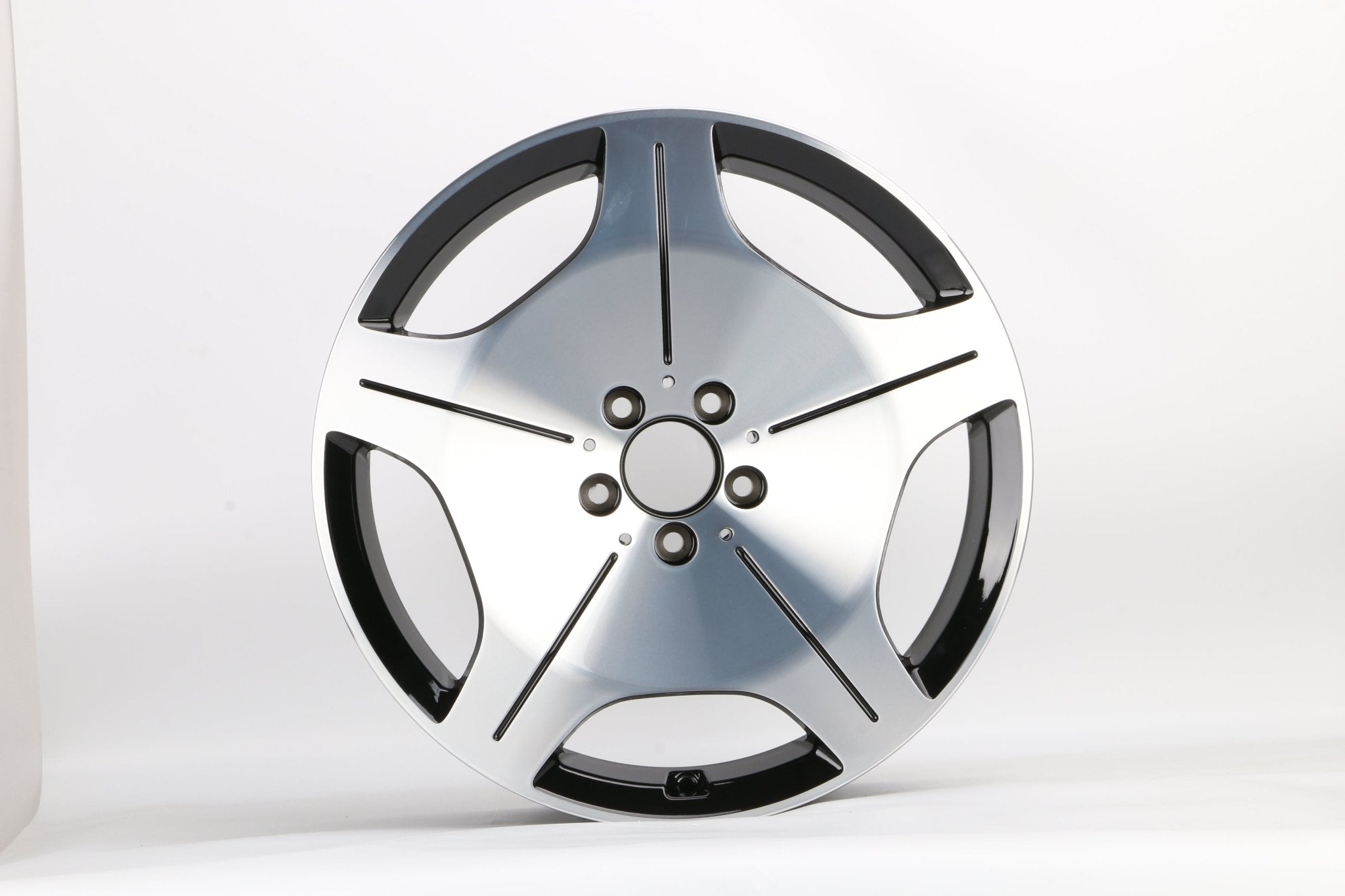 W817 IVF - 3069 Black Machined Face 20x9.5 ET43 5x112 CB66.5 - Gun Hill Tire House (WTW - WHOLESALE TIRES & WHEELS)